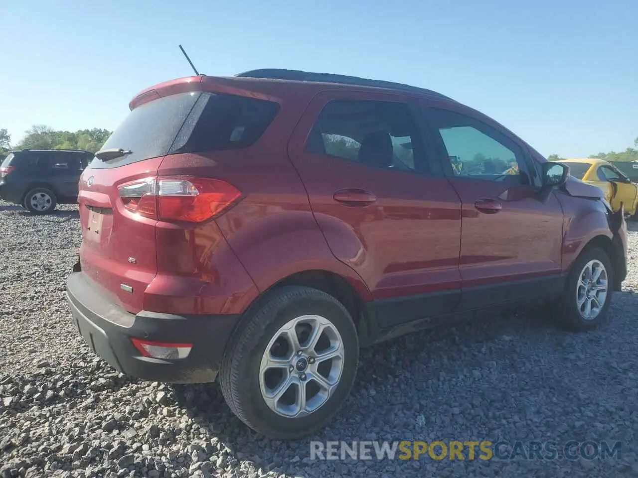 3 Photograph of a damaged car MAJ3S2GE0LC393737 FORD ECOSPORT 2020