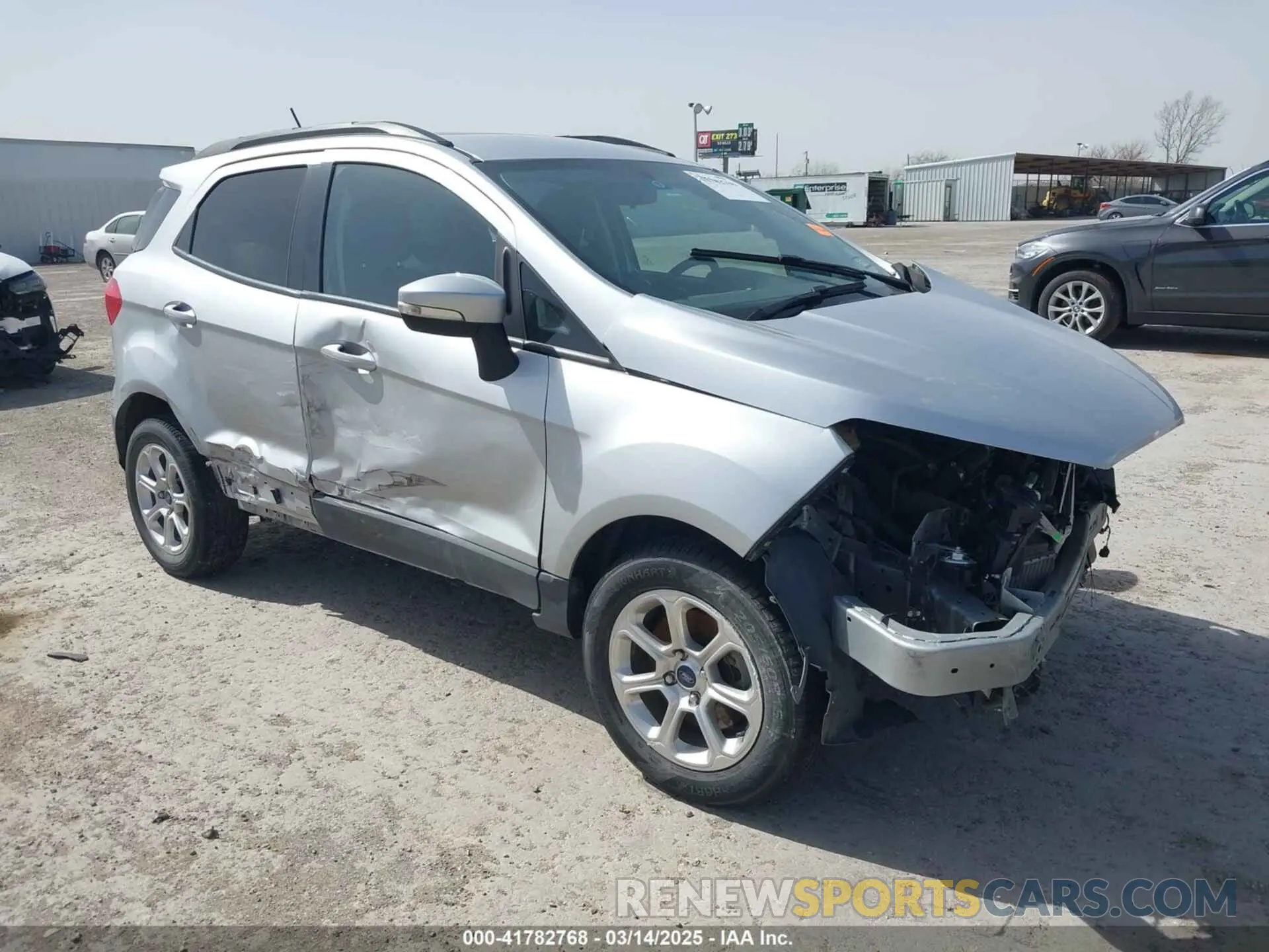 1 Photograph of a damaged car MAJ3S2GE0LC394354 FORD ECOSPORT 2020