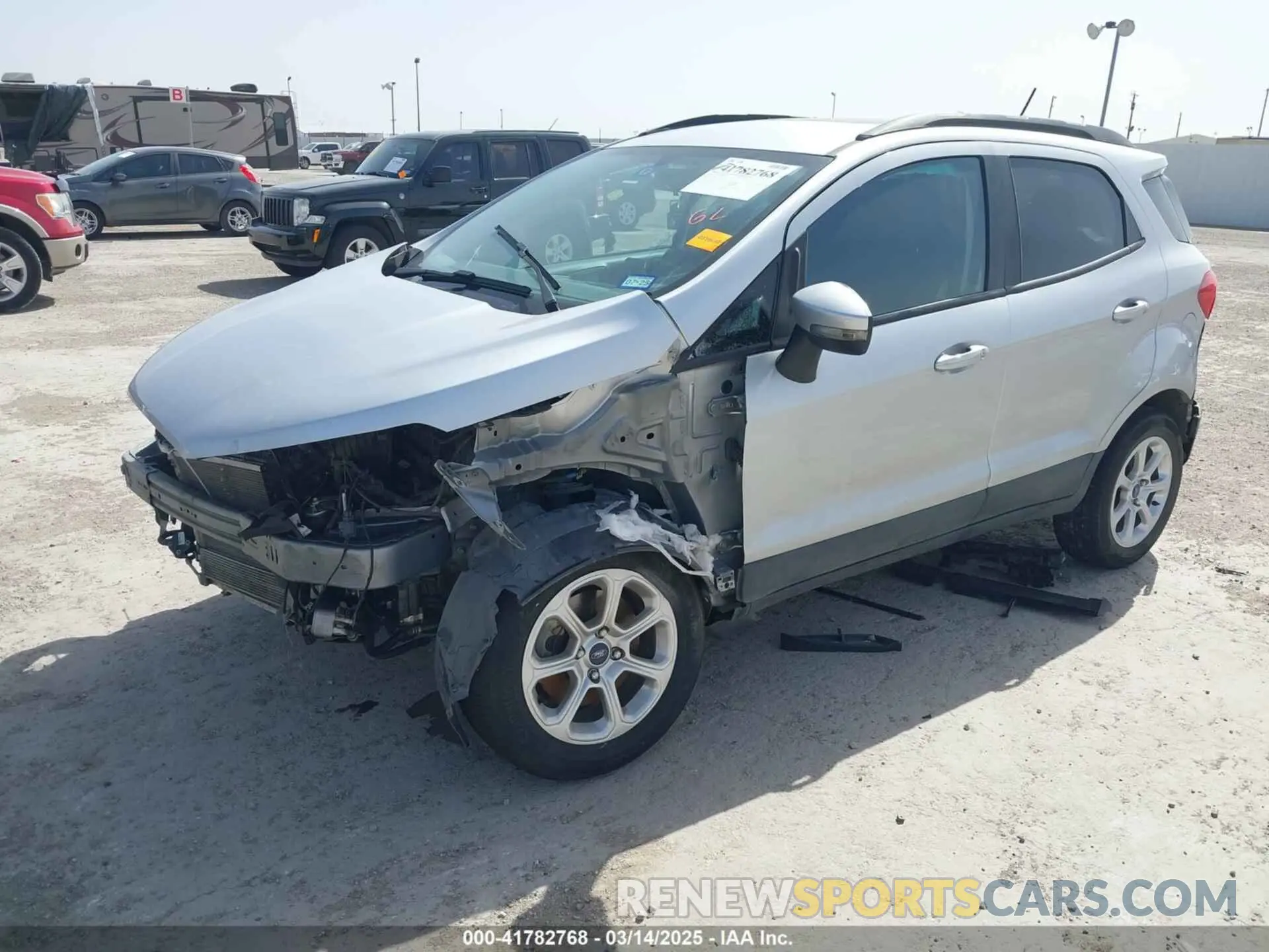 2 Photograph of a damaged car MAJ3S2GE0LC394354 FORD ECOSPORT 2020