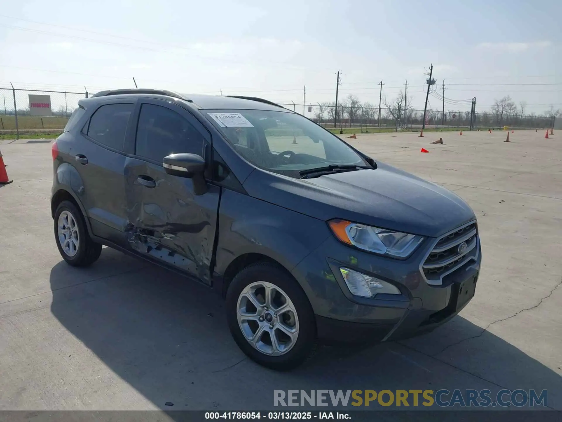 1 Photograph of a damaged car MAJ3S2GE1LC333837 FORD ECOSPORT 2020