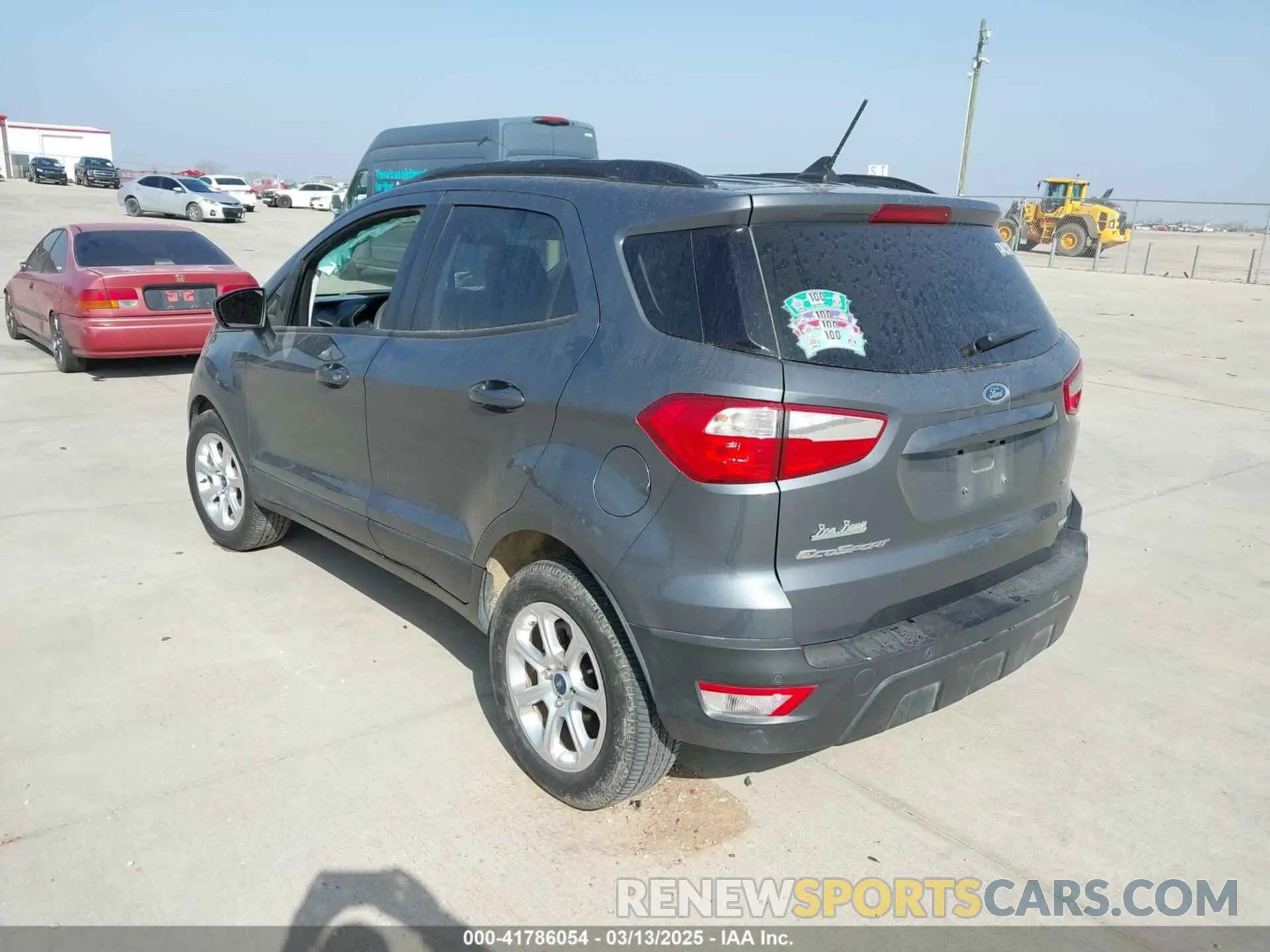 3 Photograph of a damaged car MAJ3S2GE1LC333837 FORD ECOSPORT 2020