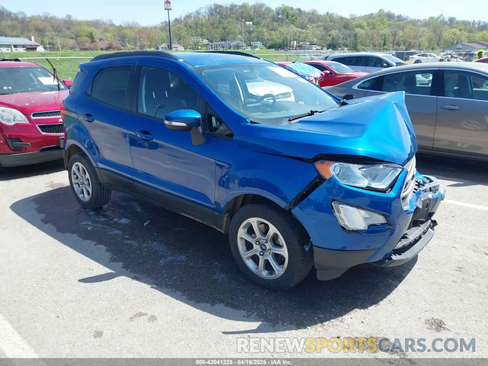 1 Photograph of a damaged car MAJ3S2GE1LC334356 FORD ECOSPORT 2020