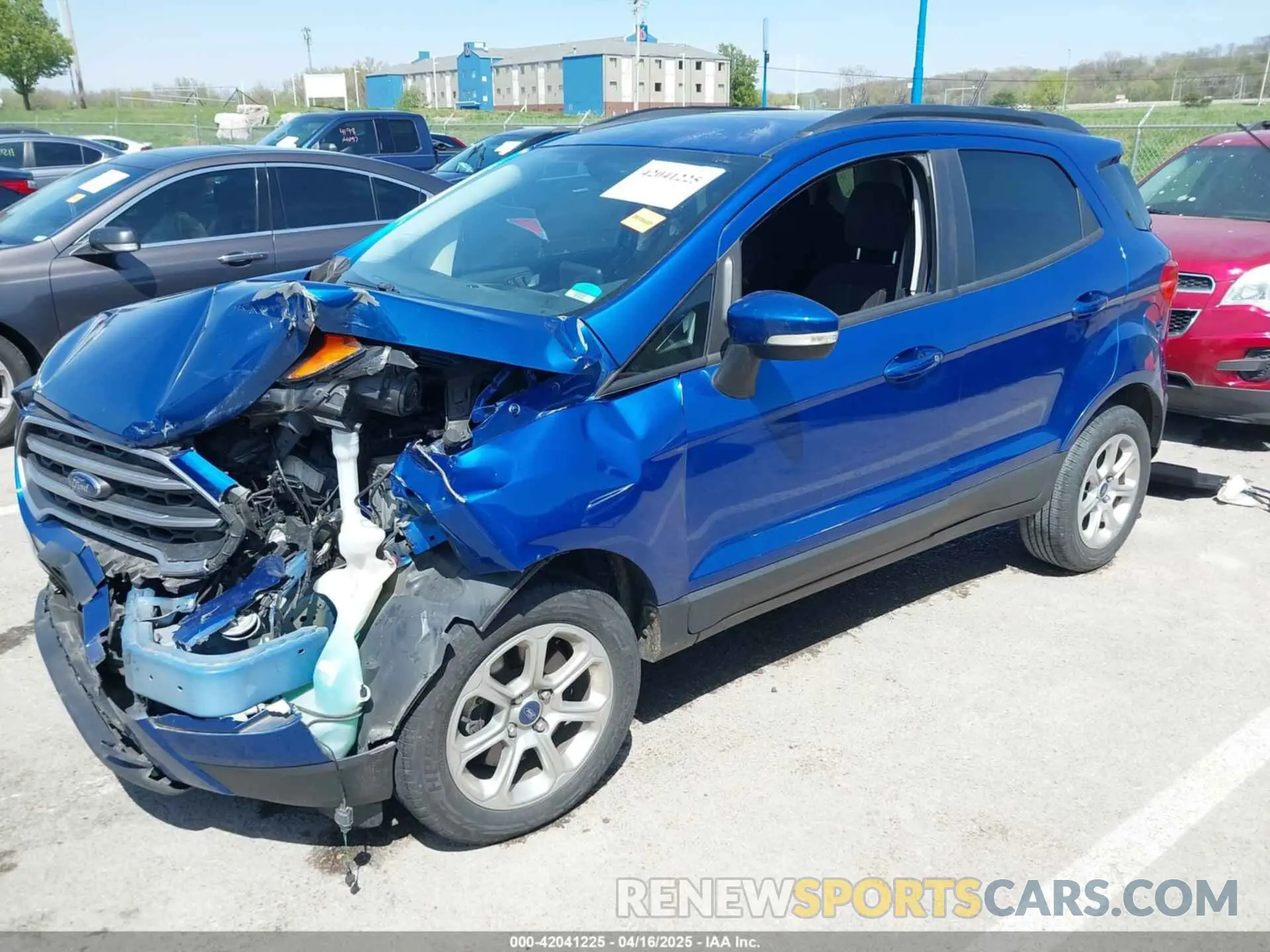 2 Photograph of a damaged car MAJ3S2GE1LC334356 FORD ECOSPORT 2020