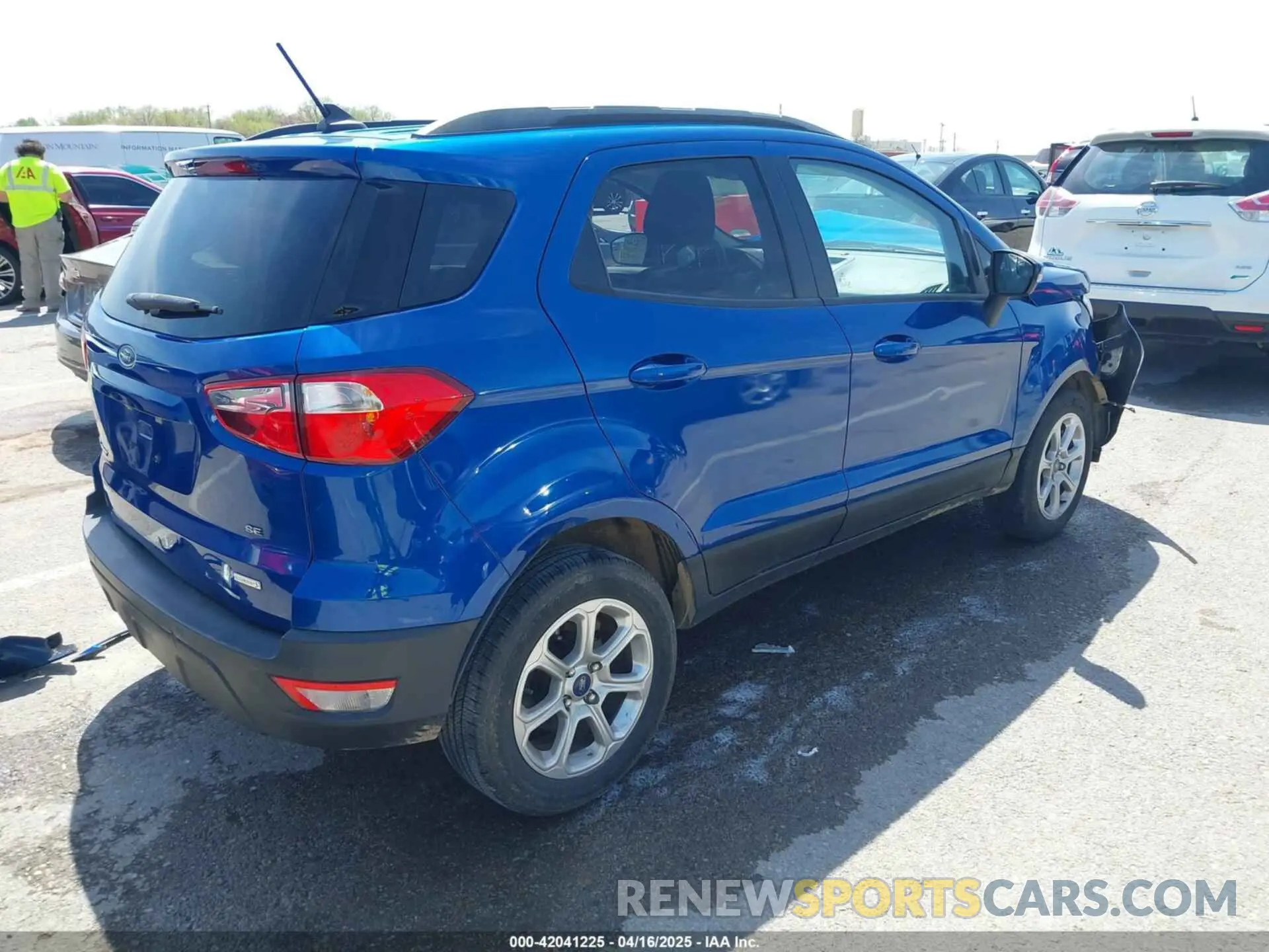 4 Photograph of a damaged car MAJ3S2GE1LC334356 FORD ECOSPORT 2020