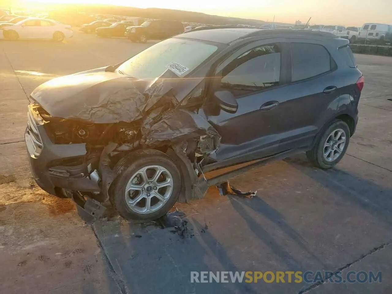 1 Photograph of a damaged car MAJ3S2GE1LC346636 FORD ECOSPORT 2020