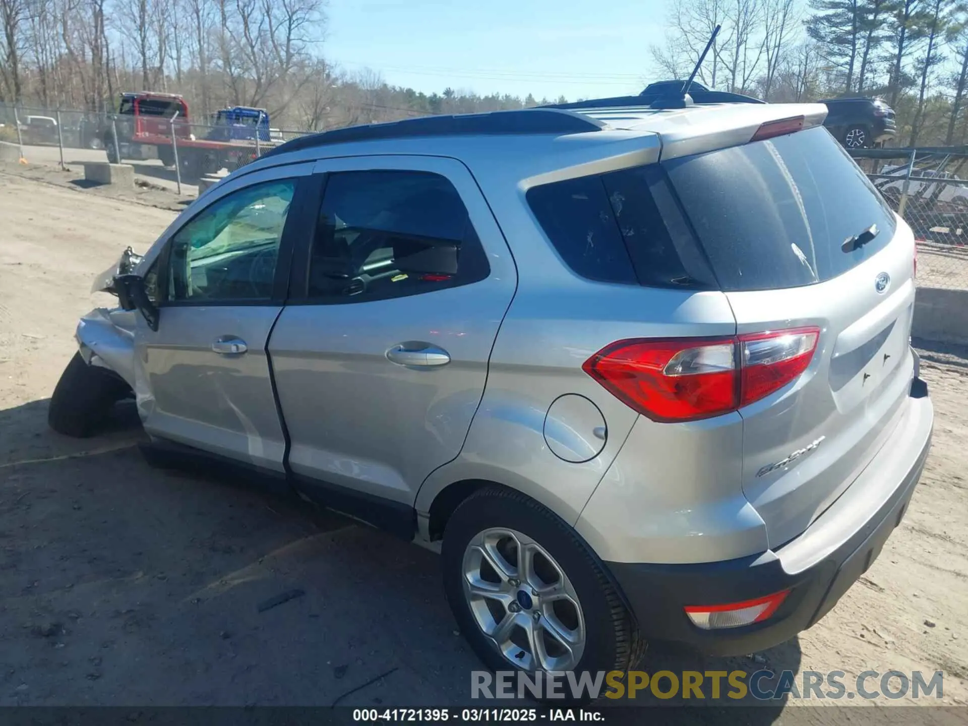 3 Photograph of a damaged car MAJ3S2GE1LC378258 FORD ECOSPORT 2020