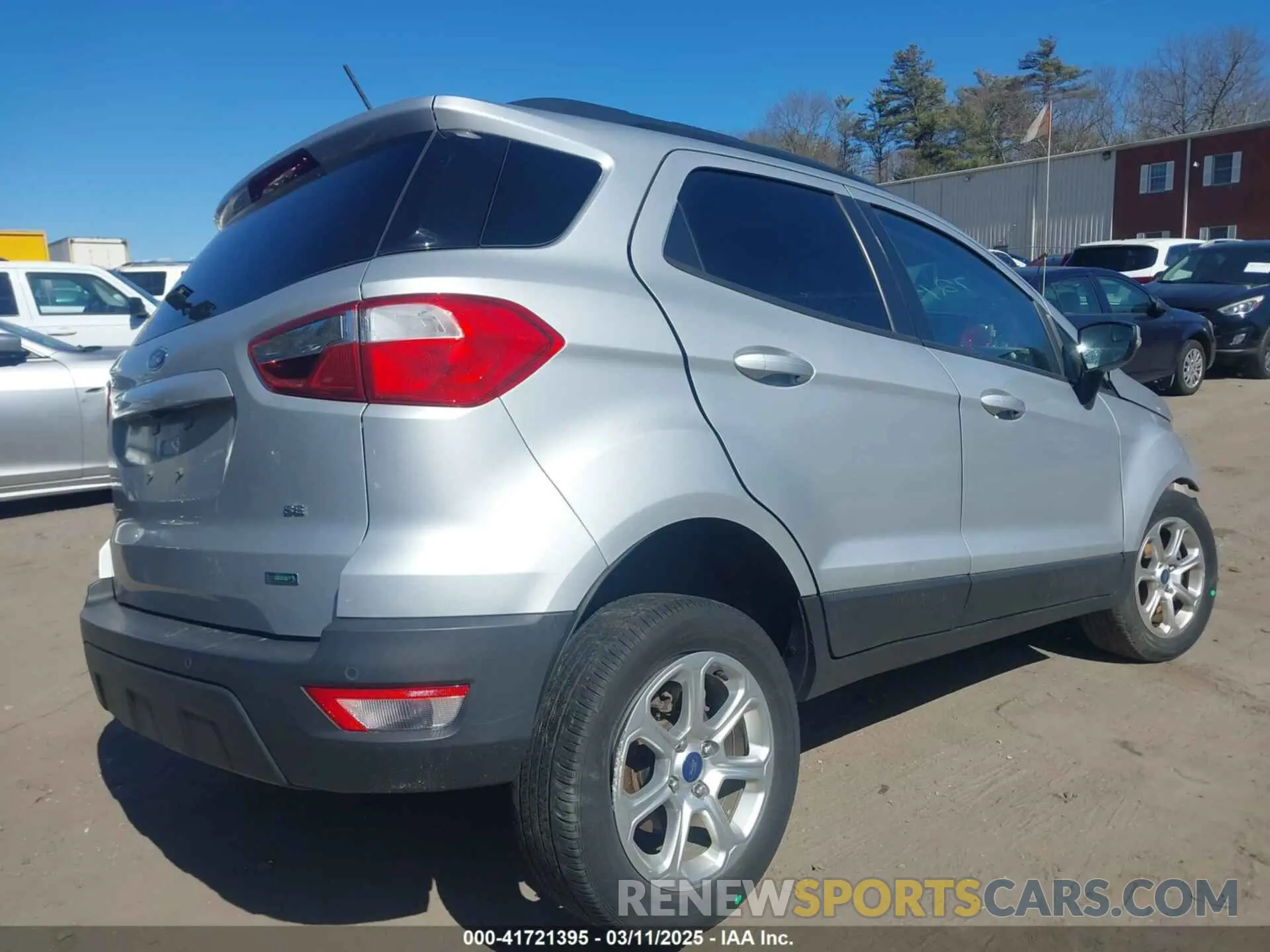 4 Photograph of a damaged car MAJ3S2GE1LC378258 FORD ECOSPORT 2020
