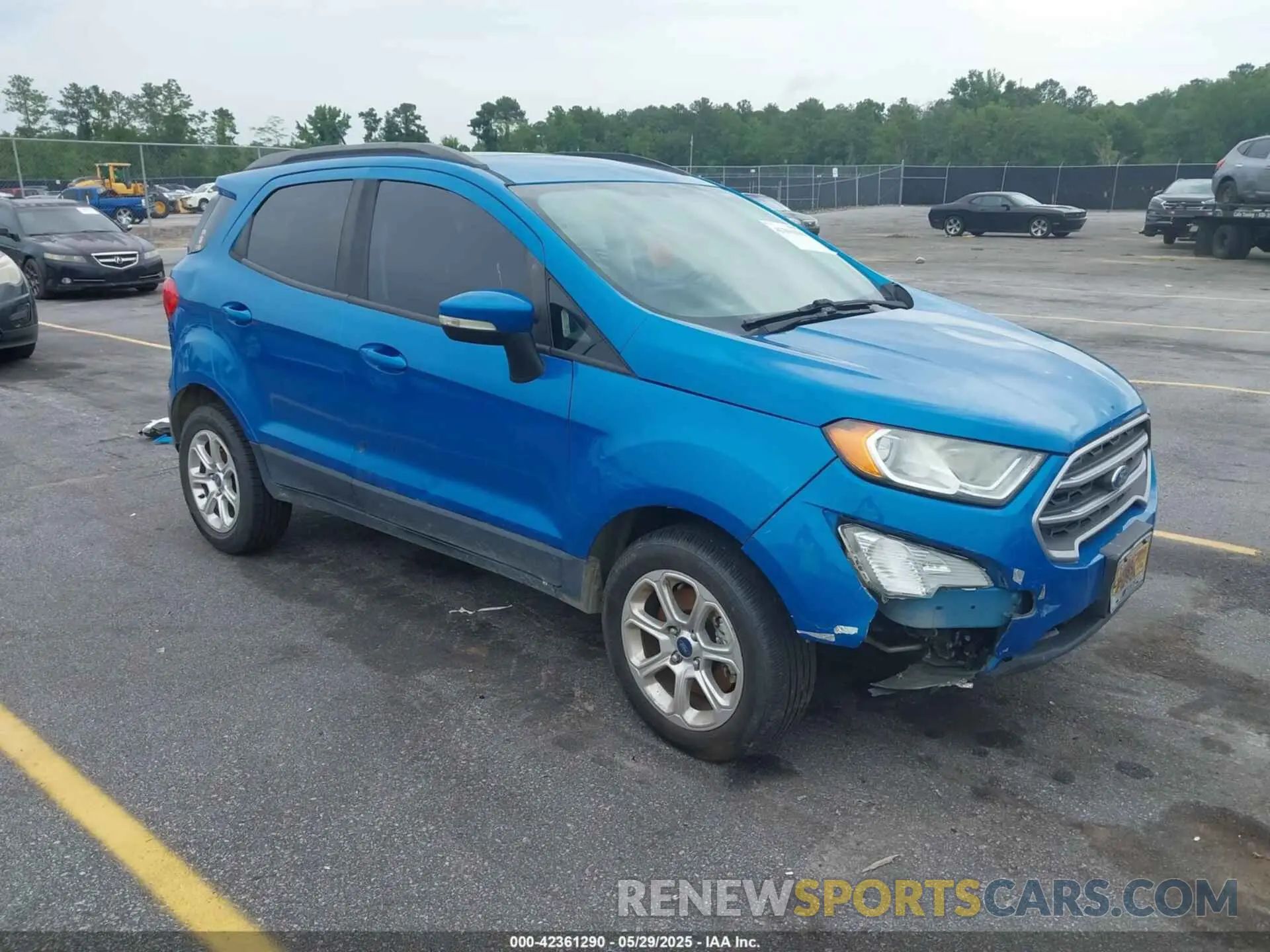 1 Photograph of a damaged car MAJ3S2GE2LC330185 FORD ECOSPORT 2020