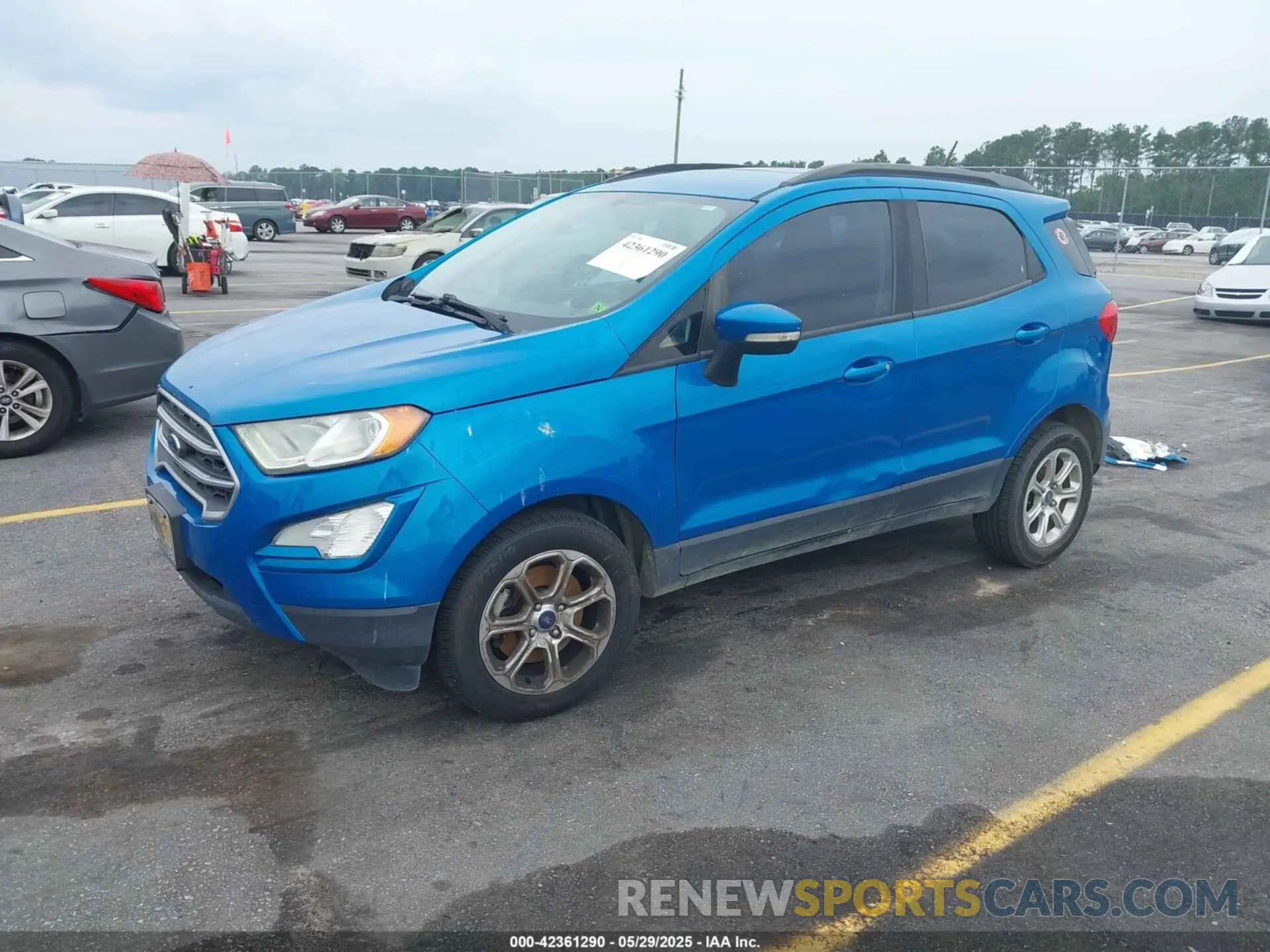 2 Photograph of a damaged car MAJ3S2GE2LC330185 FORD ECOSPORT 2020