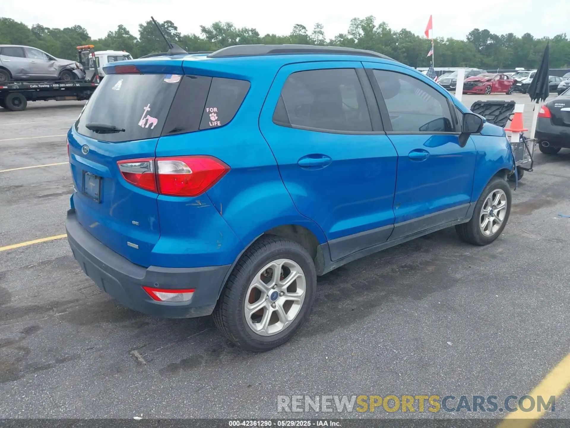 4 Photograph of a damaged car MAJ3S2GE2LC330185 FORD ECOSPORT 2020