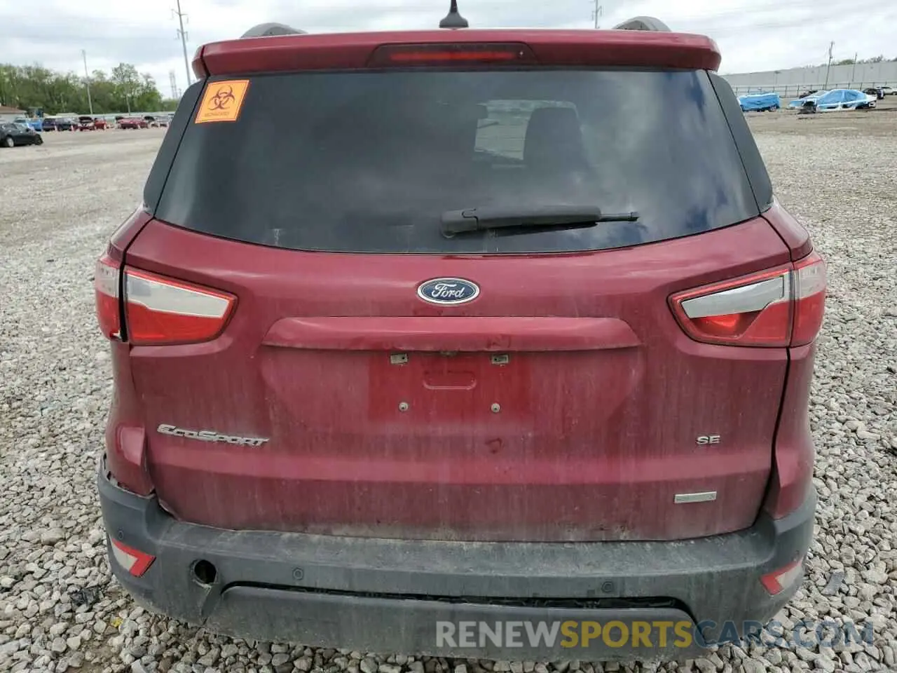 6 Photograph of a damaged car MAJ3S2GE2LC349870 FORD ECOSPORT 2020