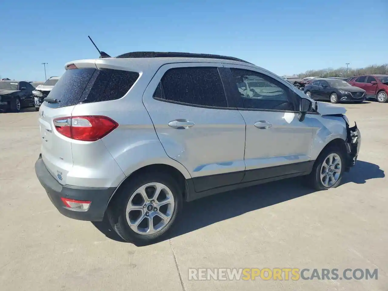 3 Photograph of a damaged car MAJ3S2GE2LC361047 FORD ECOSPORT 2020