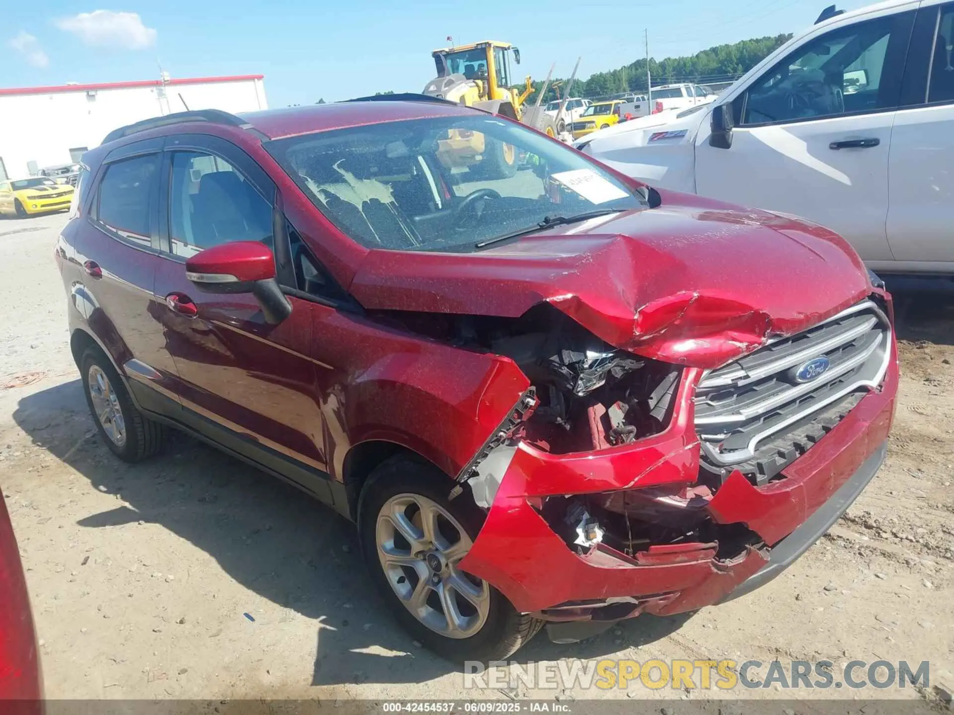1 Photograph of a damaged car MAJ3S2GE2LC371027 FORD ECOSPORT 2020