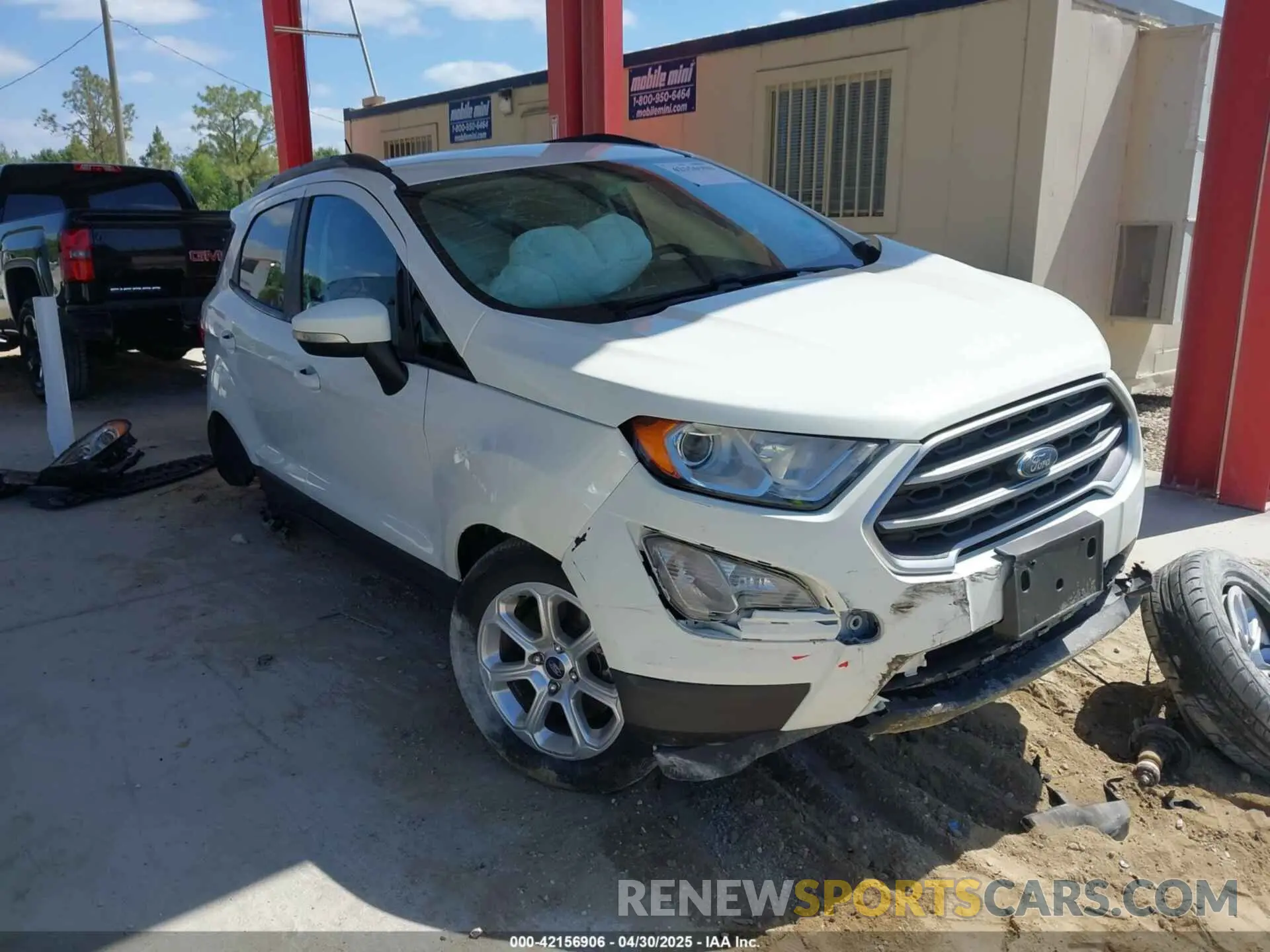 1 Photograph of a damaged car MAJ3S2GE3LC319406 FORD ECOSPORT 2020