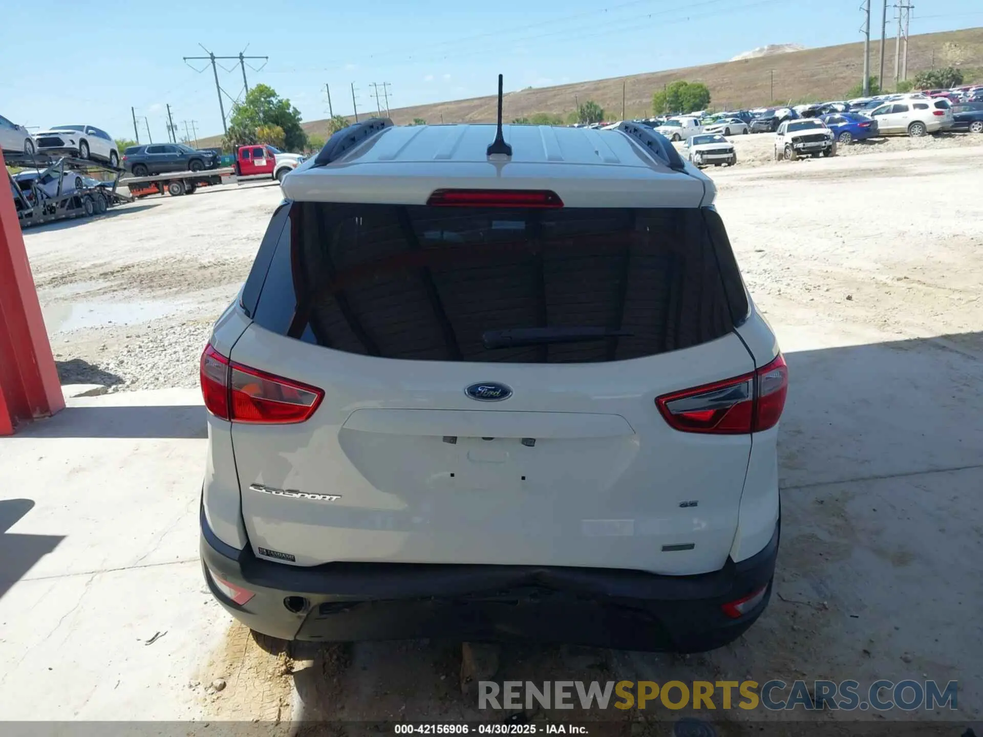 17 Photograph of a damaged car MAJ3S2GE3LC319406 FORD ECOSPORT 2020