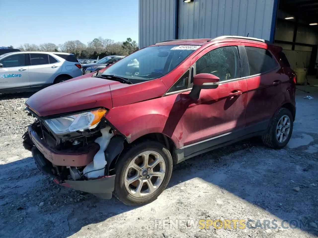 1 Photograph of a damaged car MAJ3S2GE3LC349649 FORD ECOSPORT 2020