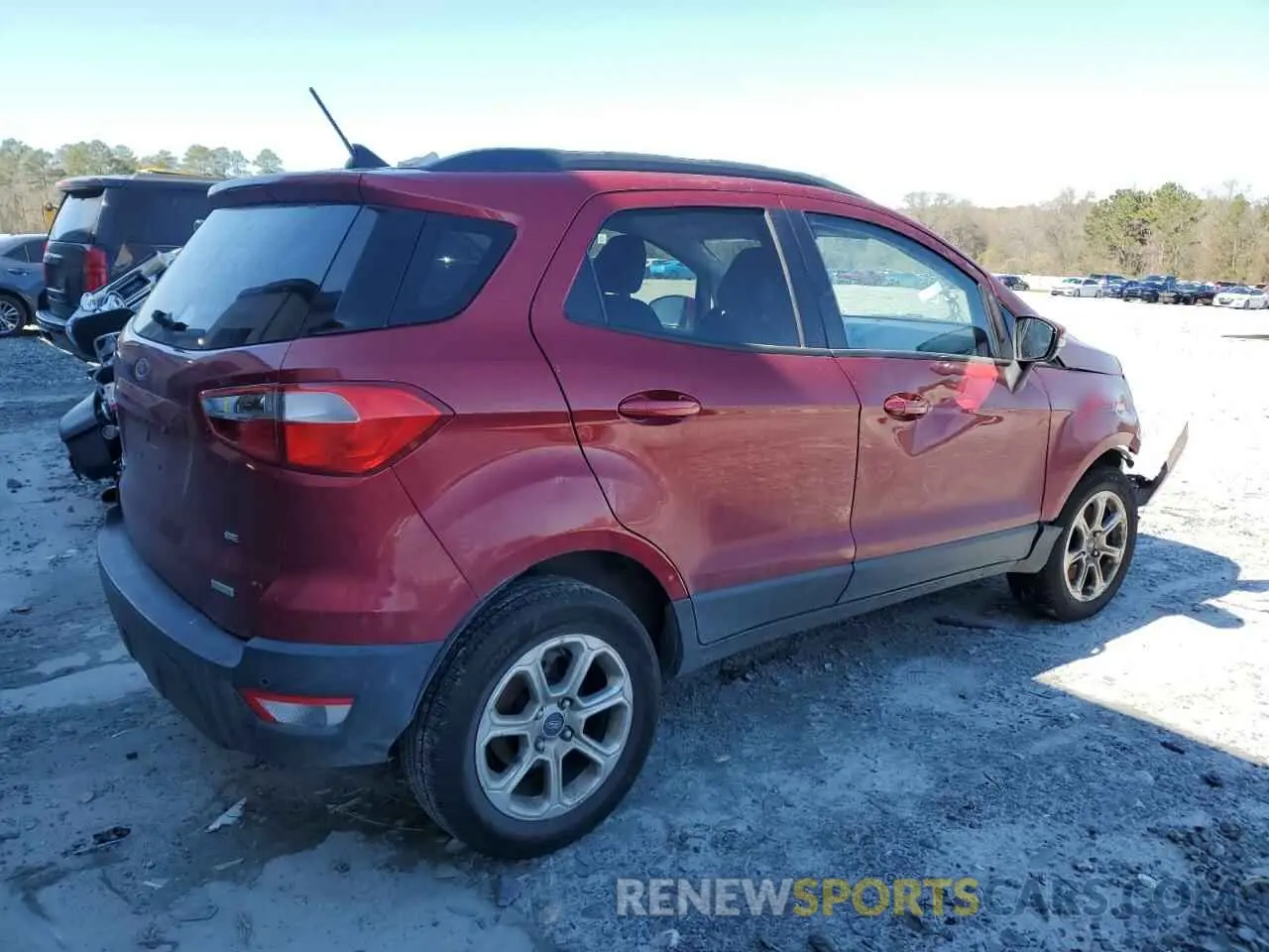 3 Photograph of a damaged car MAJ3S2GE3LC349649 FORD ECOSPORT 2020