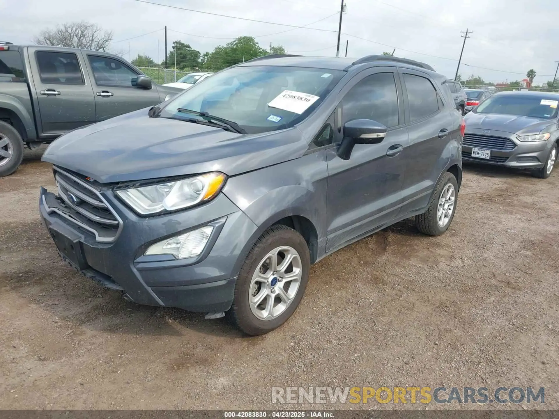 2 Photograph of a damaged car MAJ3S2GE3LC383798 FORD ECOSPORT 2020