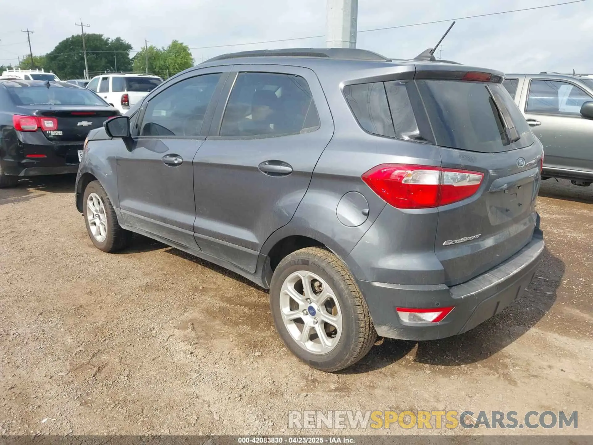 3 Photograph of a damaged car MAJ3S2GE3LC383798 FORD ECOSPORT 2020