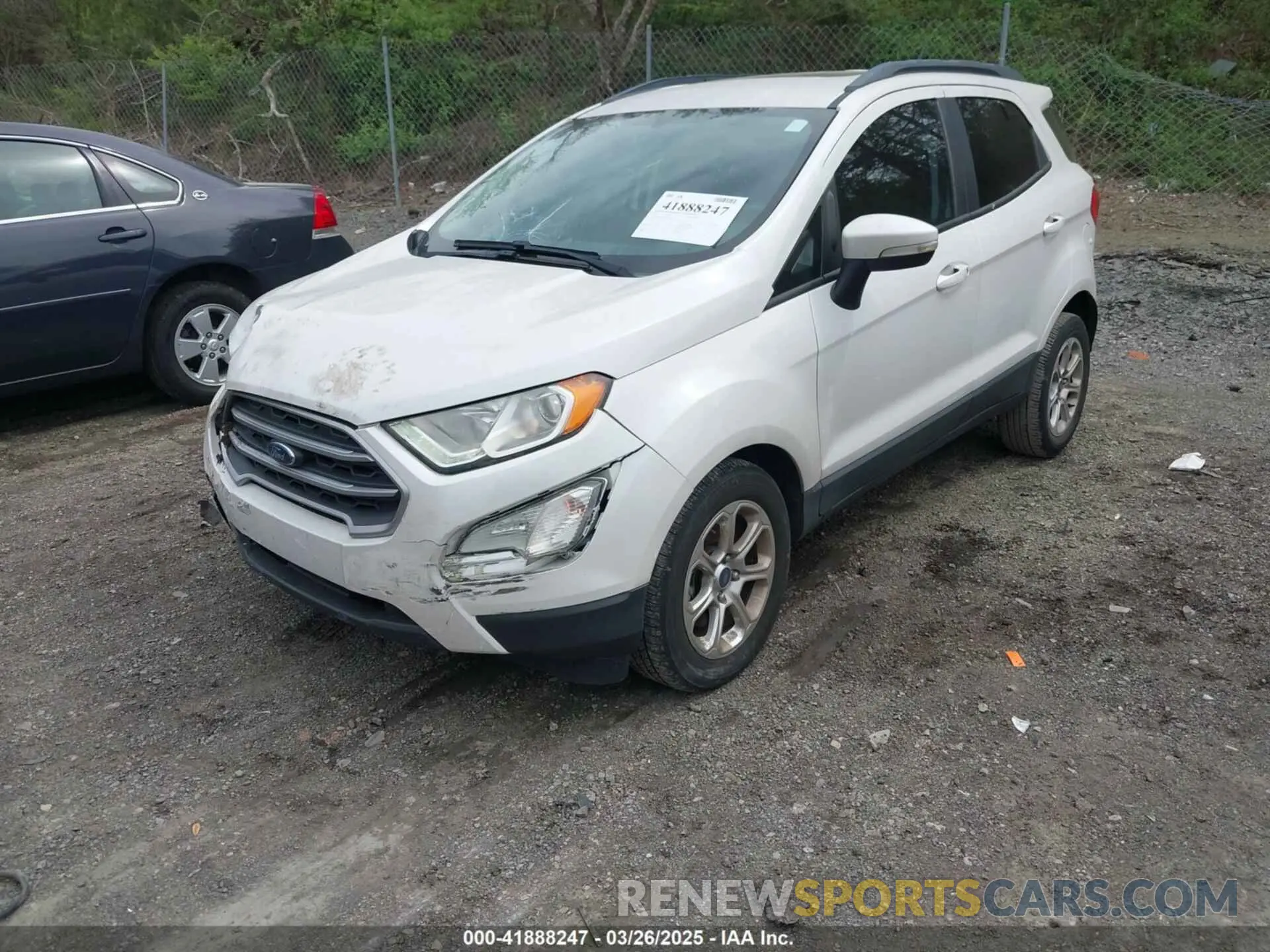 2 Photograph of a damaged car MAJ3S2GE4LC330219 FORD ECOSPORT 2020