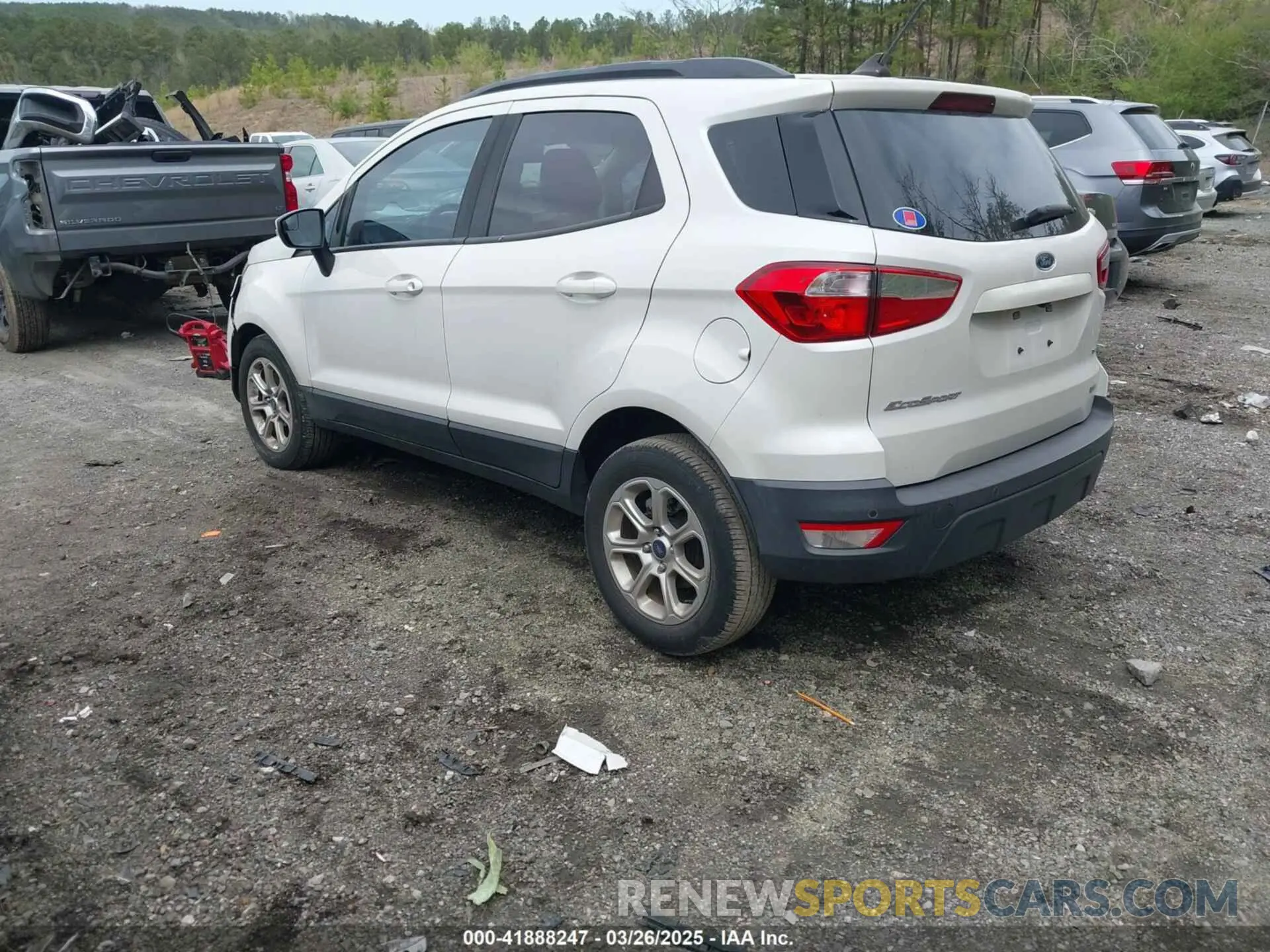 3 Photograph of a damaged car MAJ3S2GE4LC330219 FORD ECOSPORT 2020
