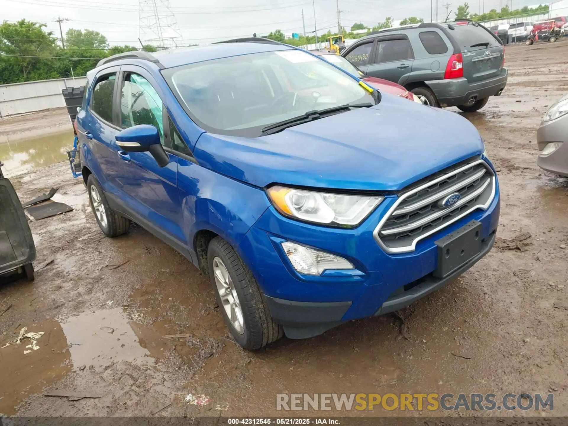 1 Photograph of a damaged car MAJ3S2GE4LC356223 FORD ECOSPORT 2020