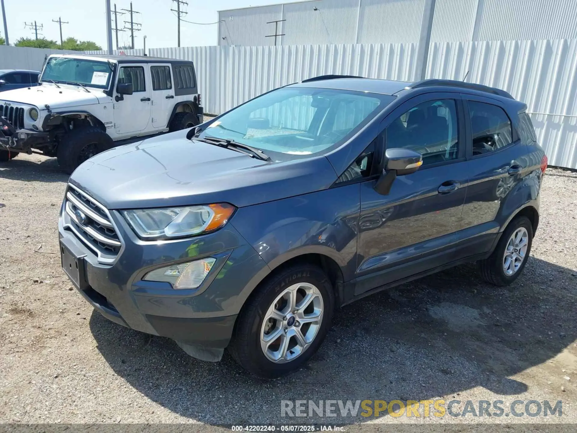 2 Photograph of a damaged car MAJ3S2GE4LC378352 FORD ECOSPORT 2020