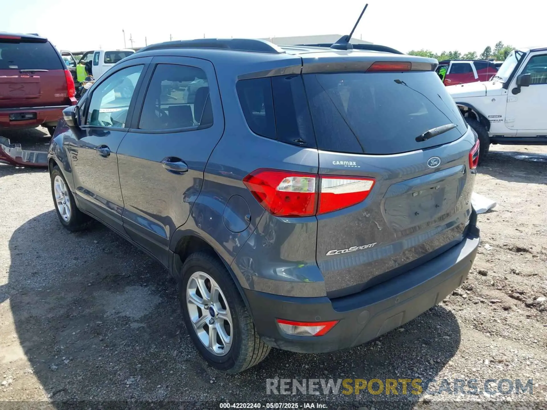 3 Photograph of a damaged car MAJ3S2GE4LC378352 FORD ECOSPORT 2020