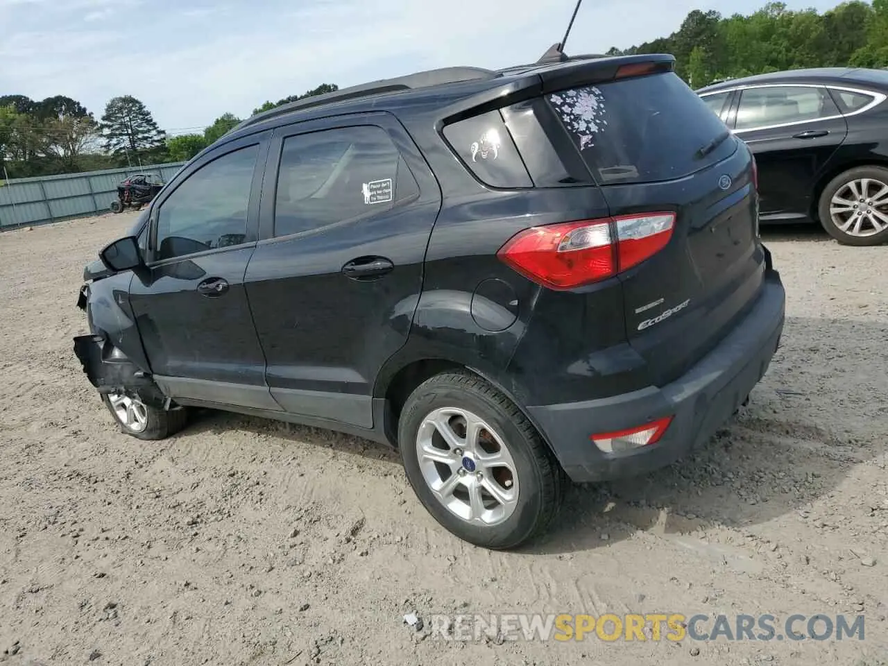 2 Photograph of a damaged car MAJ3S2GE4LC382210 FORD ECOSPORT 2020