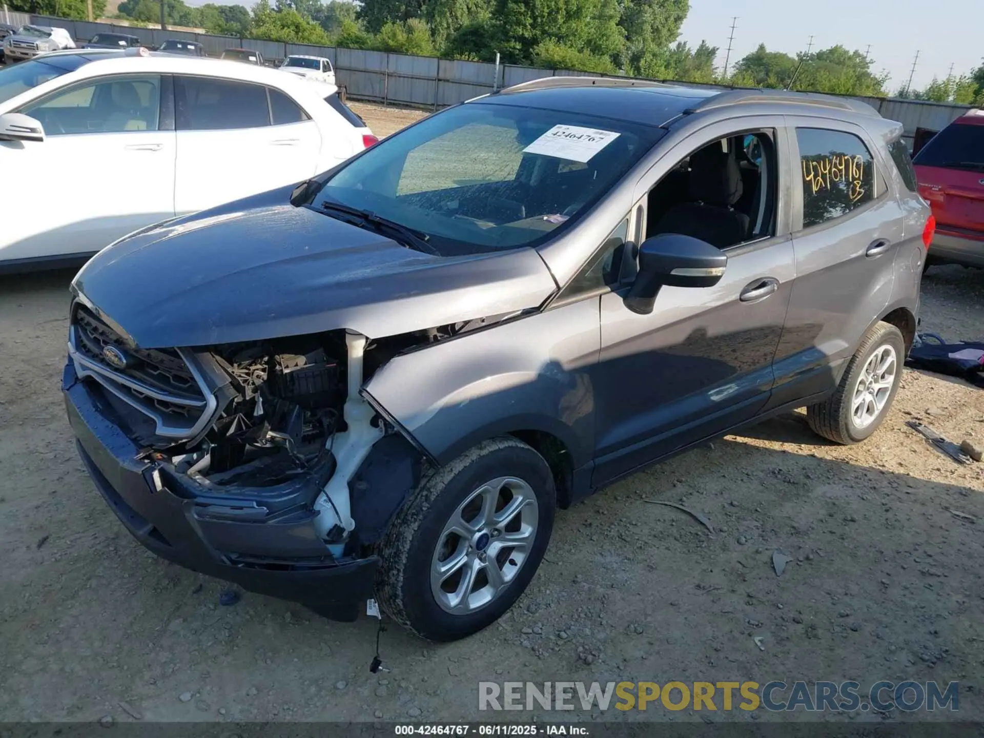 2 Photograph of a damaged car MAJ3S2GE5LC312733 FORD ECOSPORT 2020