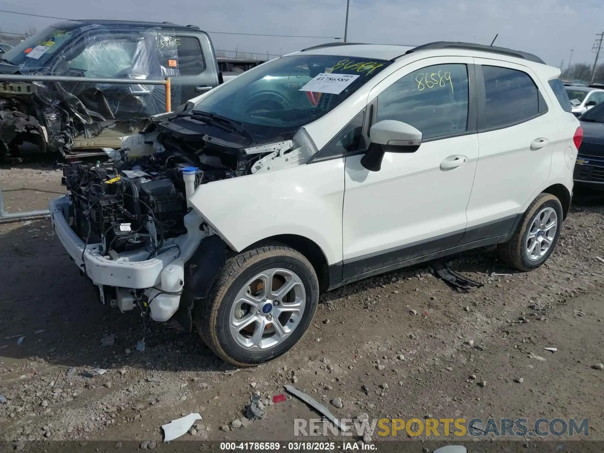 2 Photograph of a damaged car MAJ3S2GE5LC347854 FORD ECOSPORT 2020