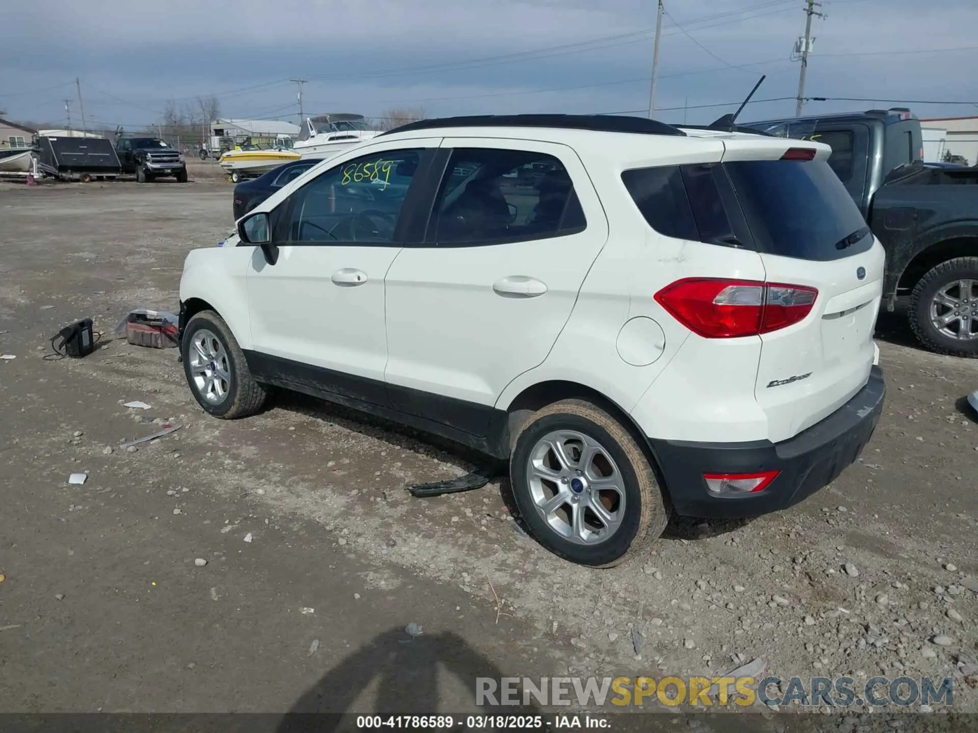 3 Photograph of a damaged car MAJ3S2GE5LC347854 FORD ECOSPORT 2020