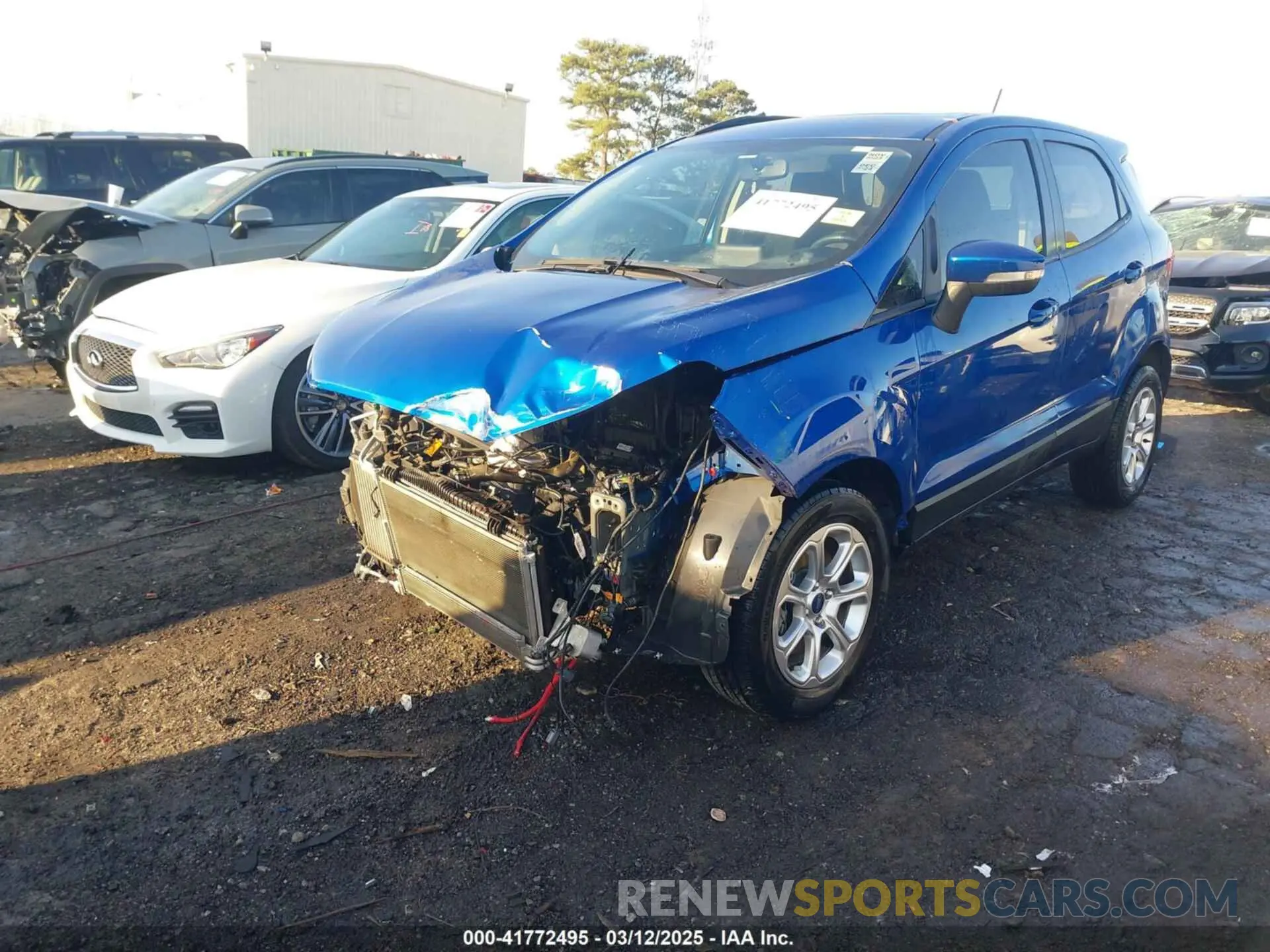 2 Photograph of a damaged car MAJ3S2GE5LC382491 FORD ECOSPORT 2020