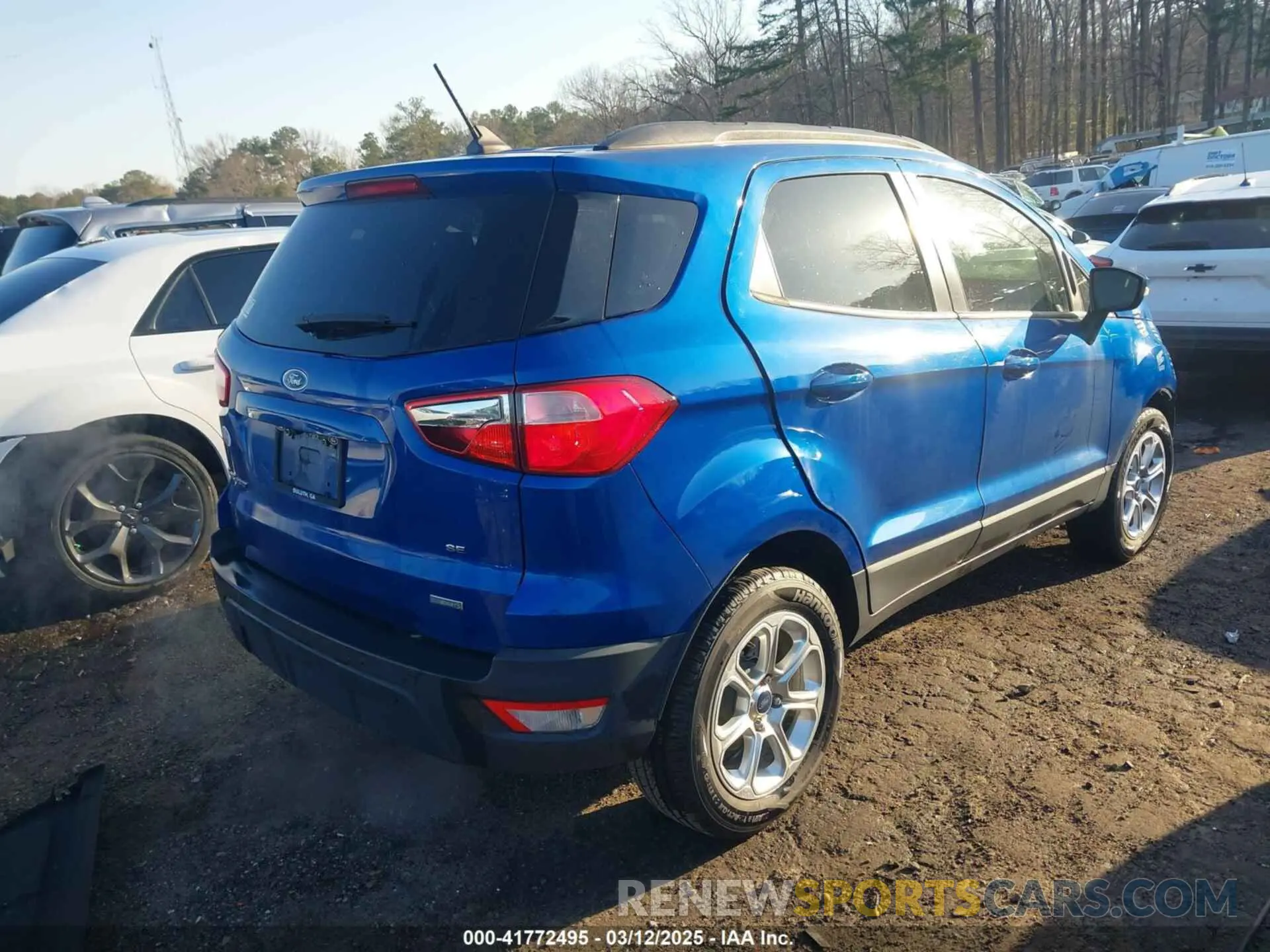 4 Photograph of a damaged car MAJ3S2GE5LC382491 FORD ECOSPORT 2020