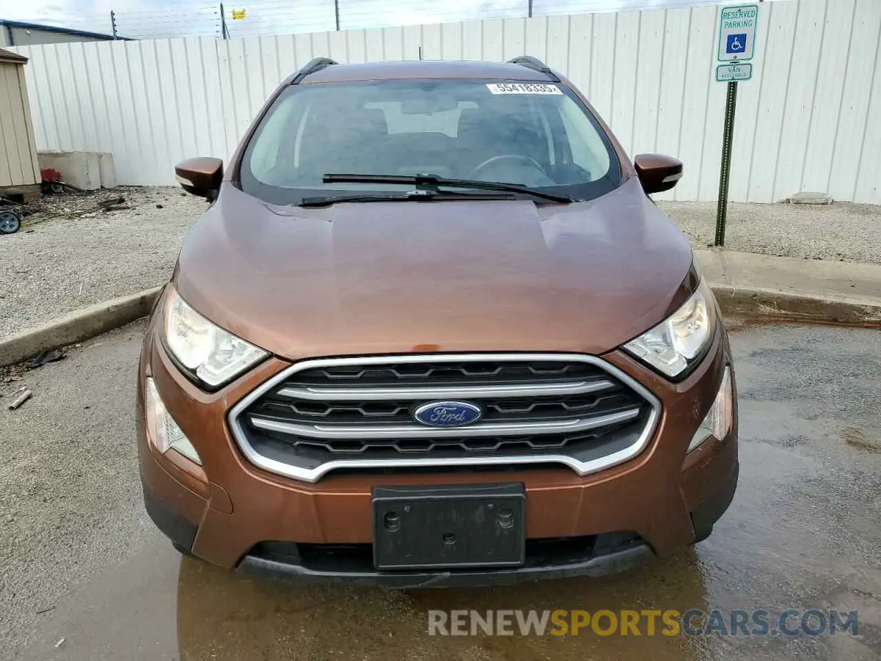 5 Photograph of a damaged car MAJ3S2GE6LC319870 FORD ECOSPORT 2020