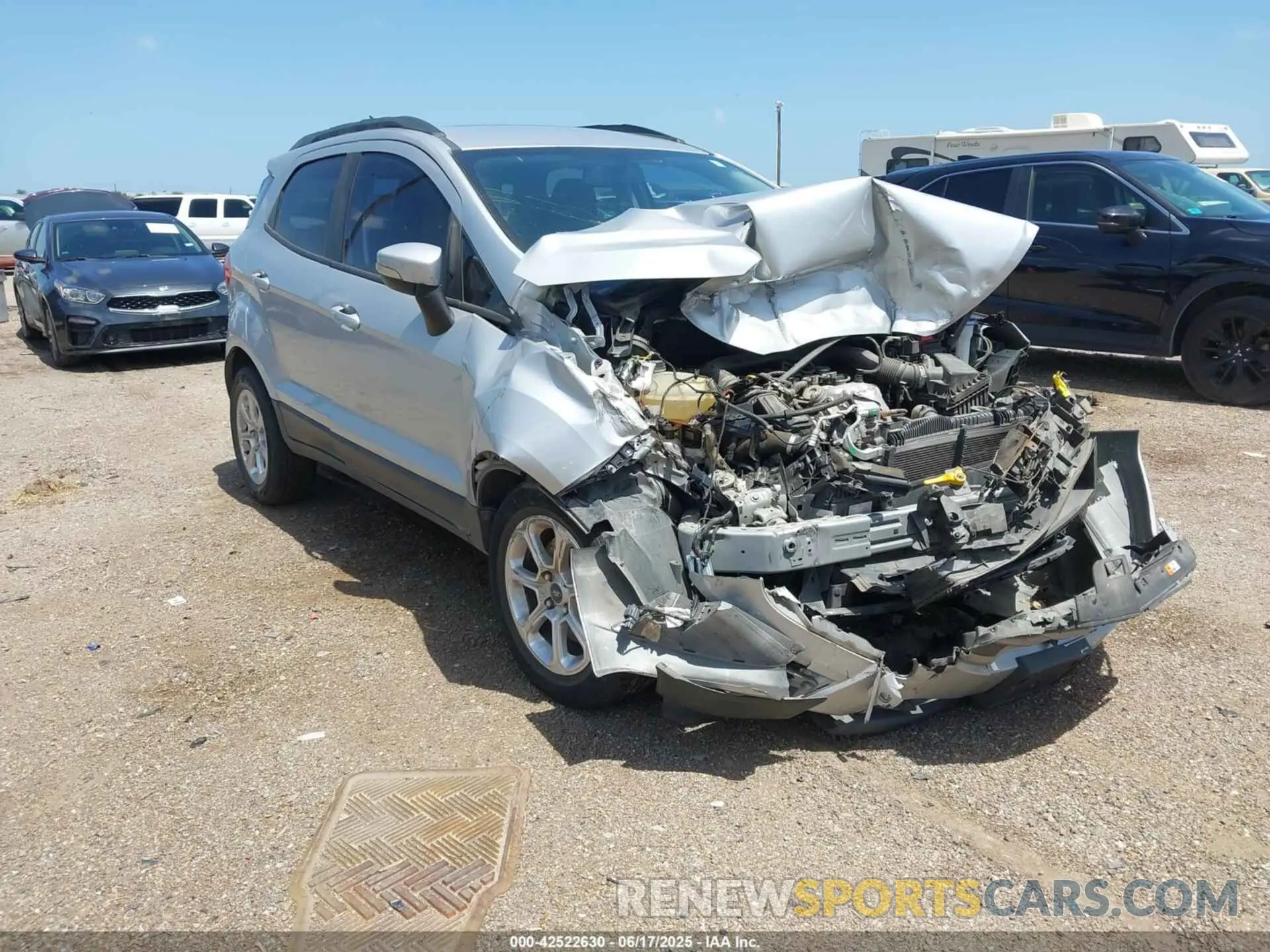 1 Photograph of a damaged car MAJ3S2GE6LC321179 FORD ECOSPORT 2020