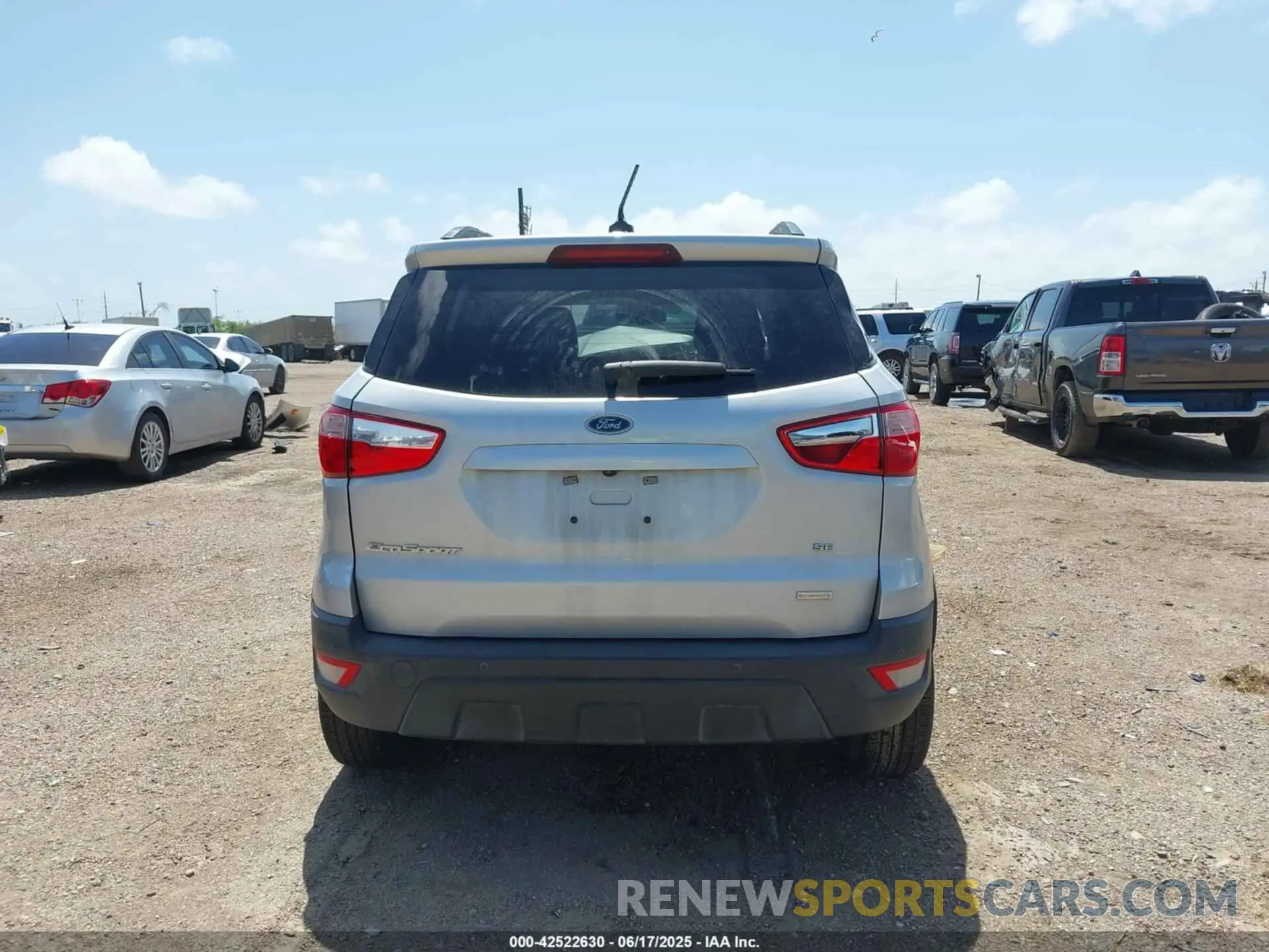 17 Photograph of a damaged car MAJ3S2GE6LC321179 FORD ECOSPORT 2020