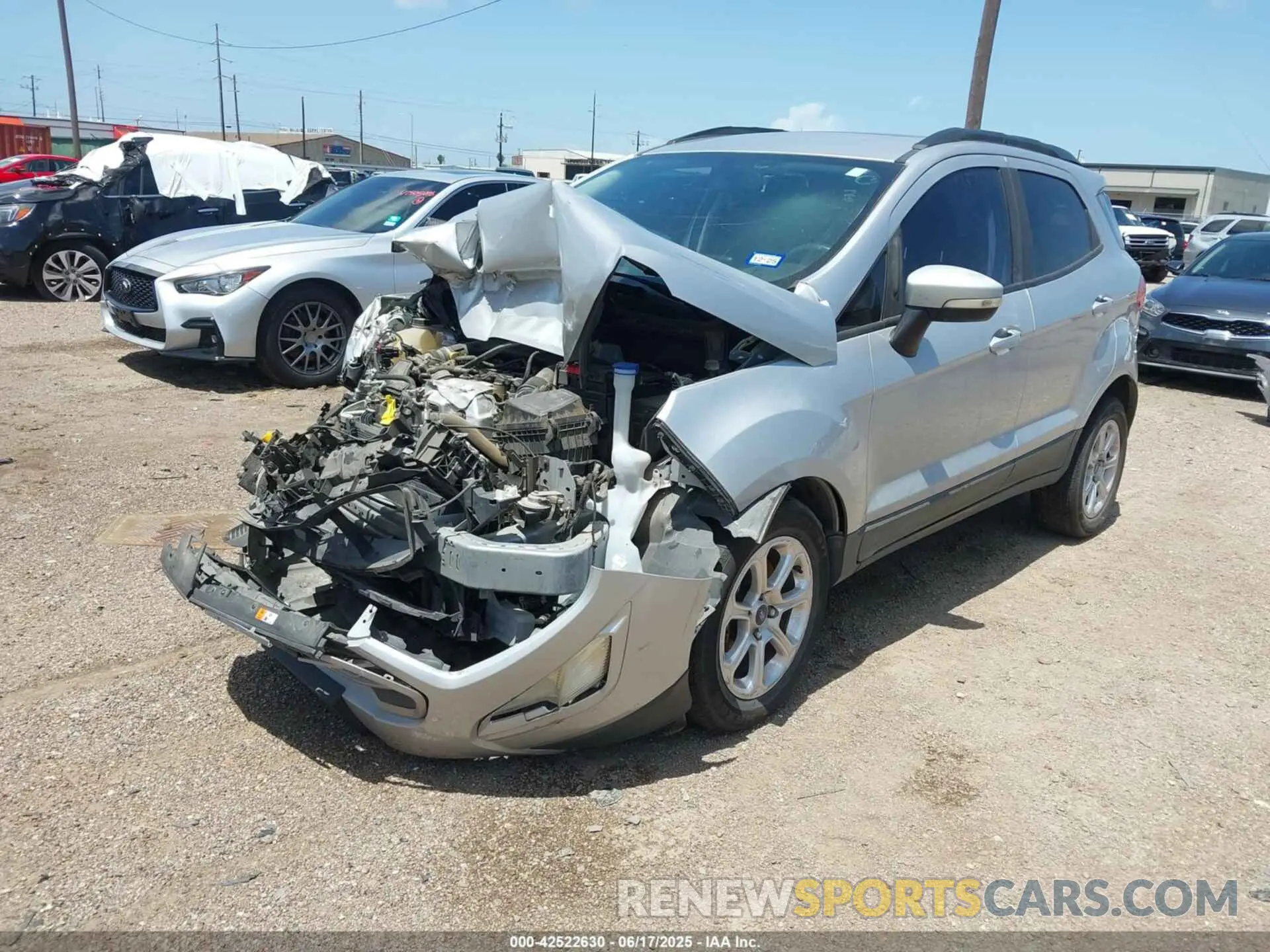 2 Photograph of a damaged car MAJ3S2GE6LC321179 FORD ECOSPORT 2020