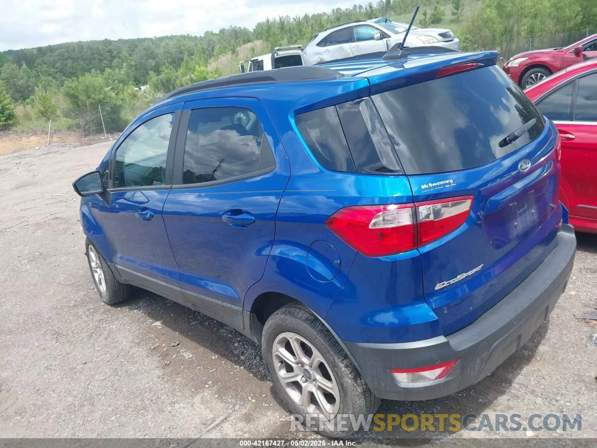 3 Photograph of a damaged car MAJ3S2GE6LC332604 FORD ECOSPORT 2020