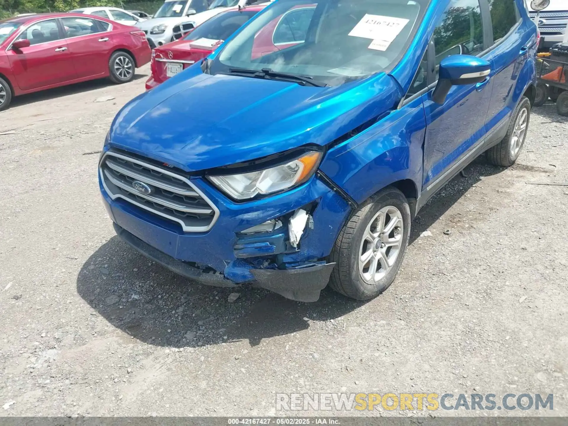 6 Photograph of a damaged car MAJ3S2GE6LC332604 FORD ECOSPORT 2020