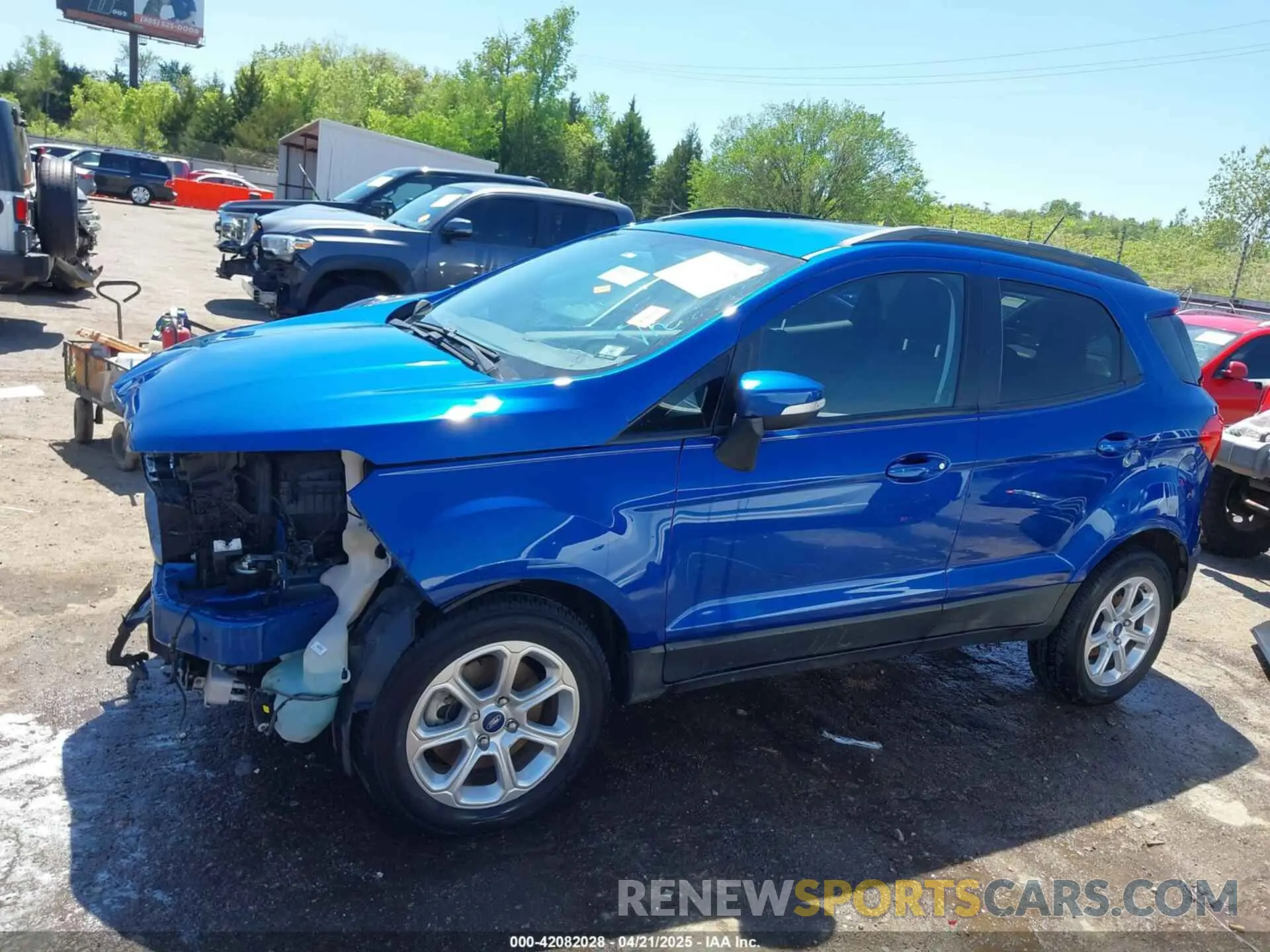 15 Photograph of a damaged car MAJ3S2GE6LC344672 FORD ECOSPORT 2020