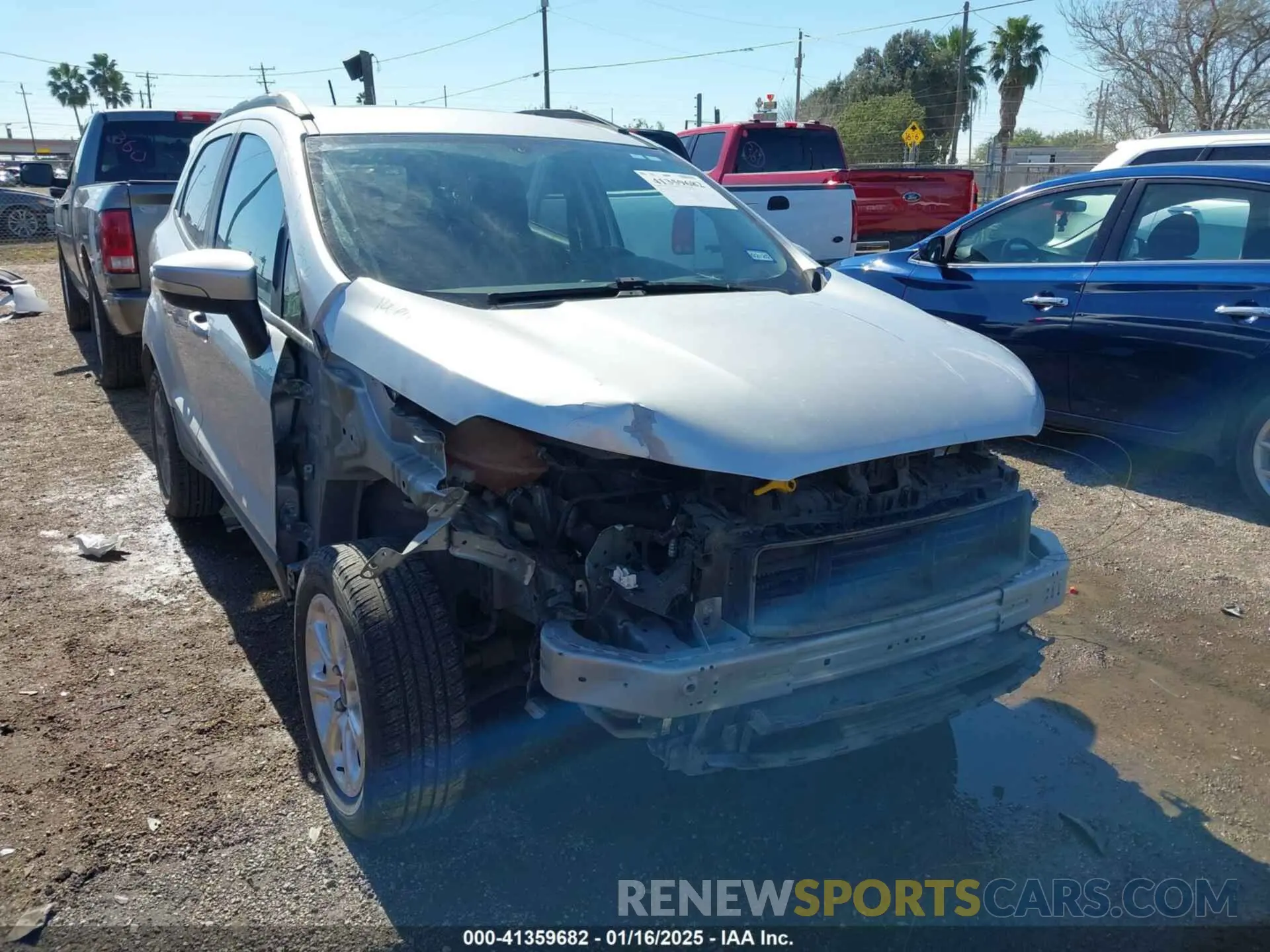 1 Photograph of a damaged car MAJ3S2GE6LC344686 FORD ECOSPORT 2020