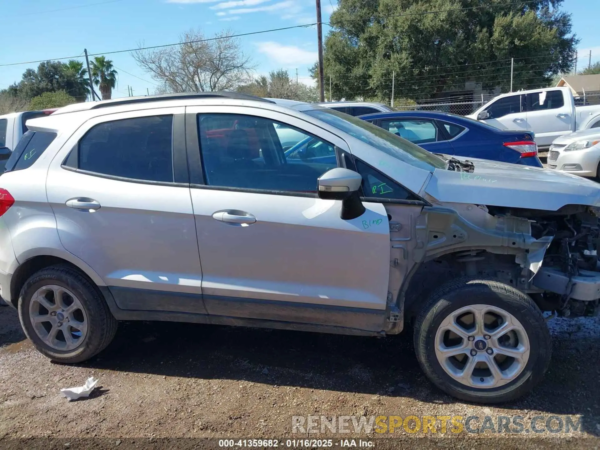 14 Photograph of a damaged car MAJ3S2GE6LC344686 FORD ECOSPORT 2020