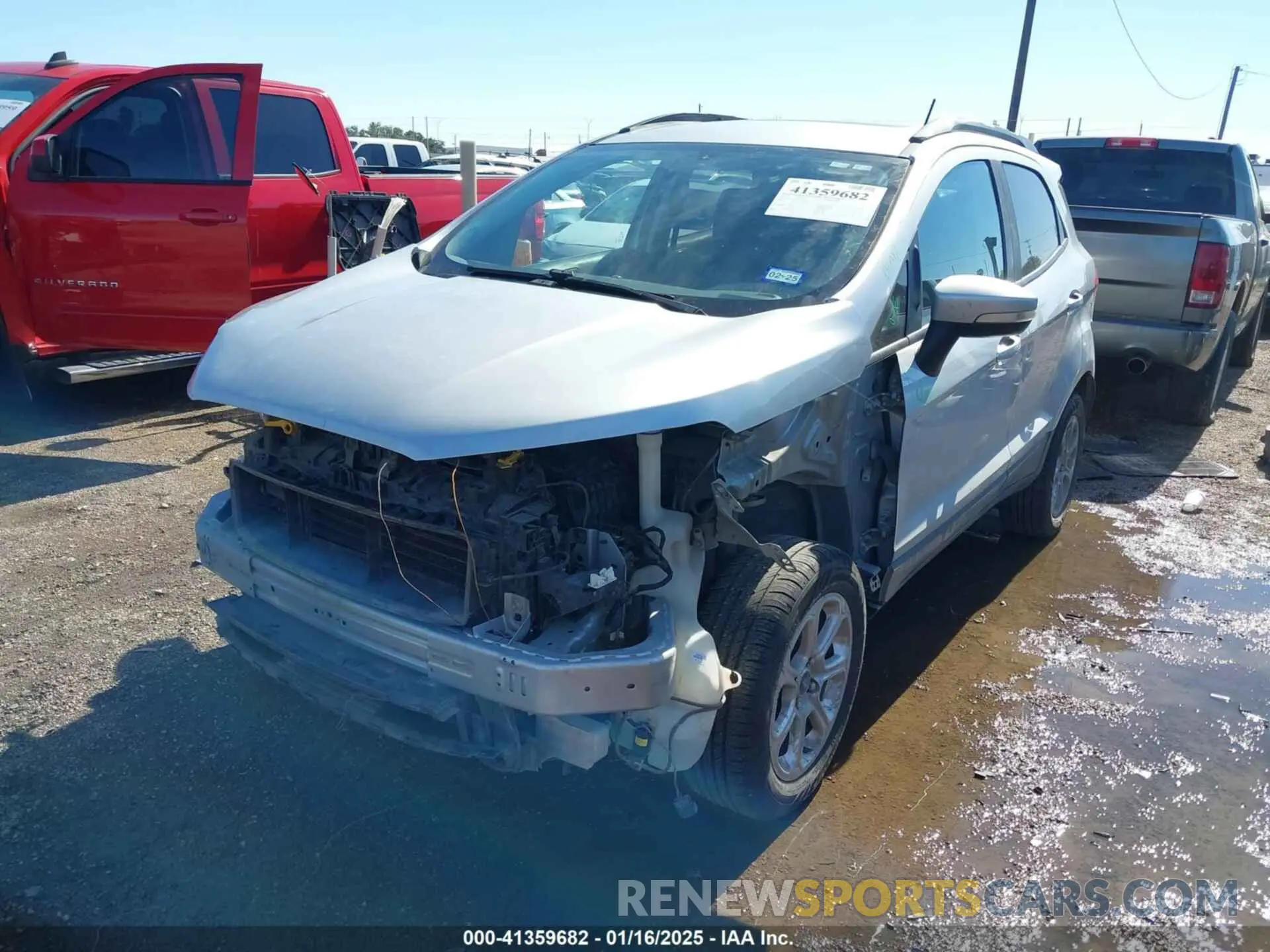 2 Photograph of a damaged car MAJ3S2GE6LC344686 FORD ECOSPORT 2020