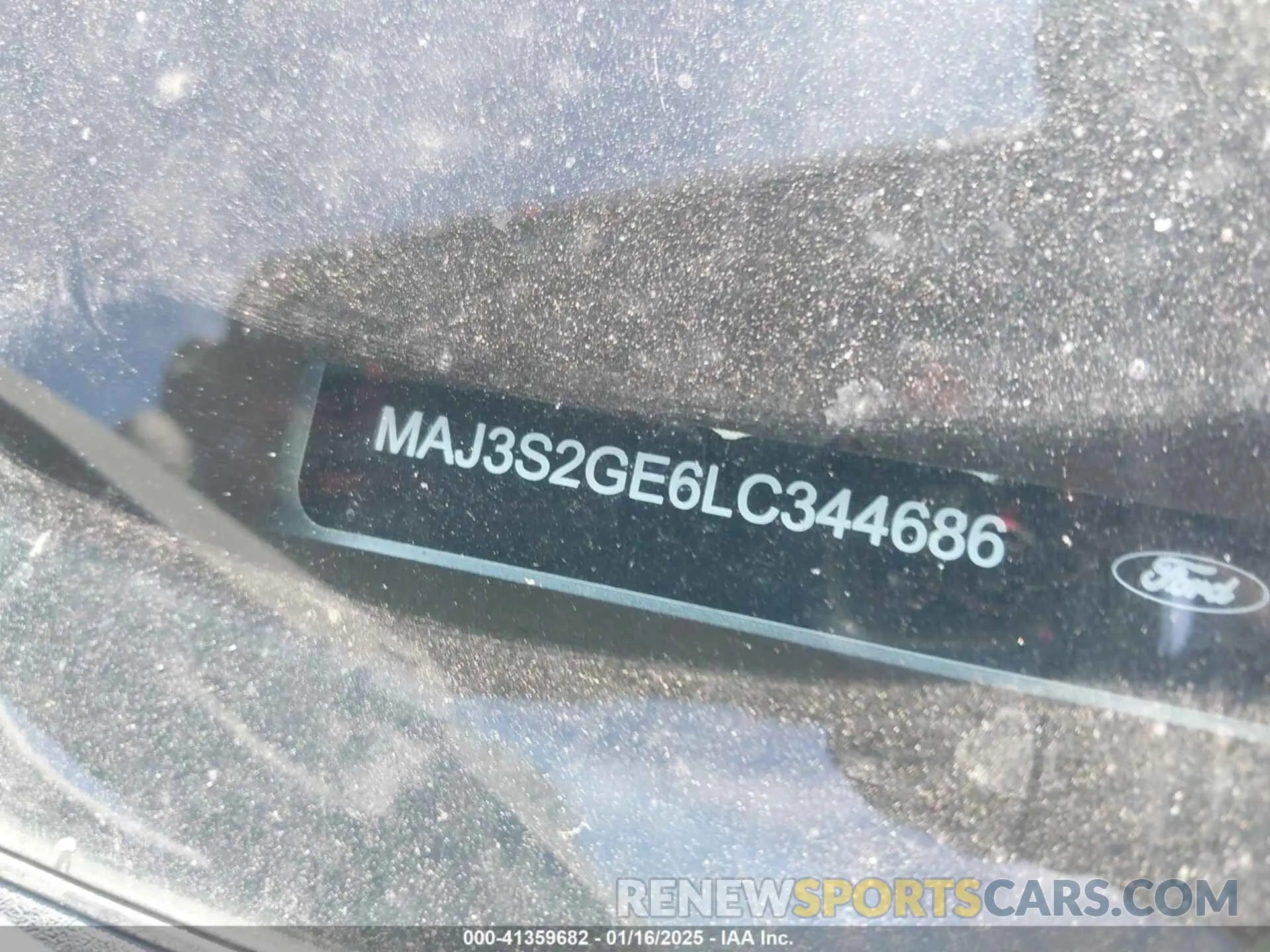 9 Photograph of a damaged car MAJ3S2GE6LC344686 FORD ECOSPORT 2020