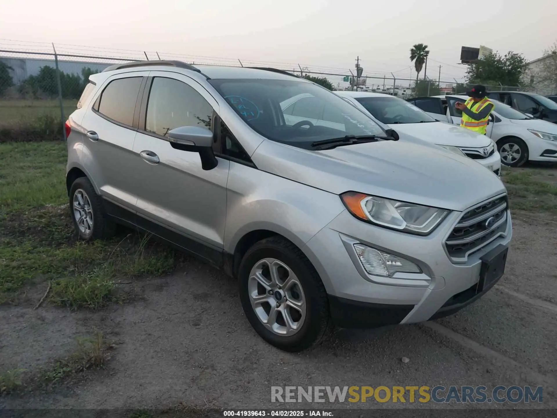 1 Photograph of a damaged car MAJ3S2GE6LC355686 FORD ECOSPORT 2020