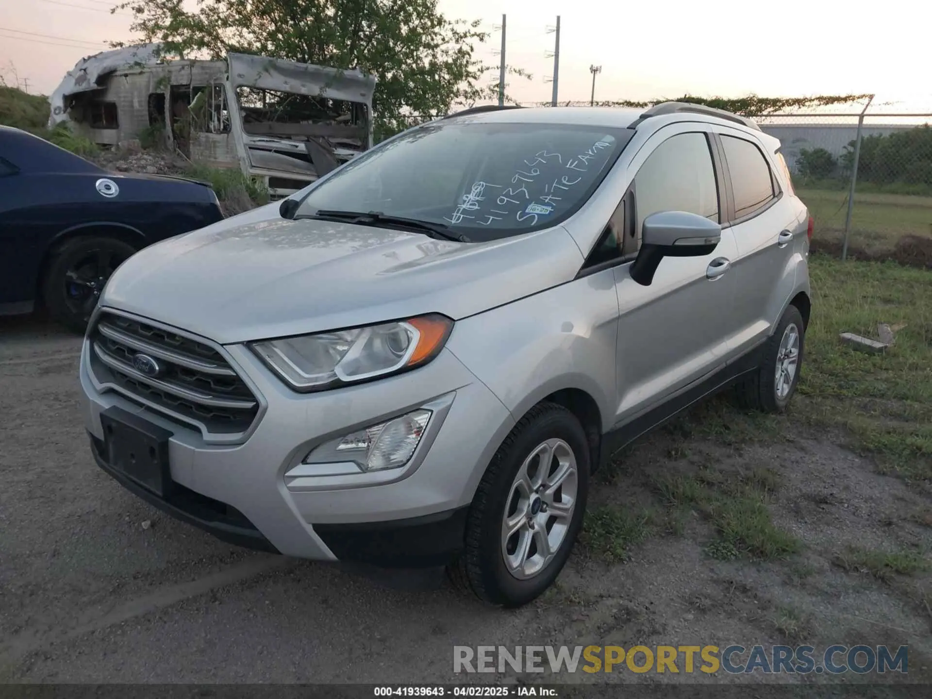 2 Photograph of a damaged car MAJ3S2GE6LC355686 FORD ECOSPORT 2020