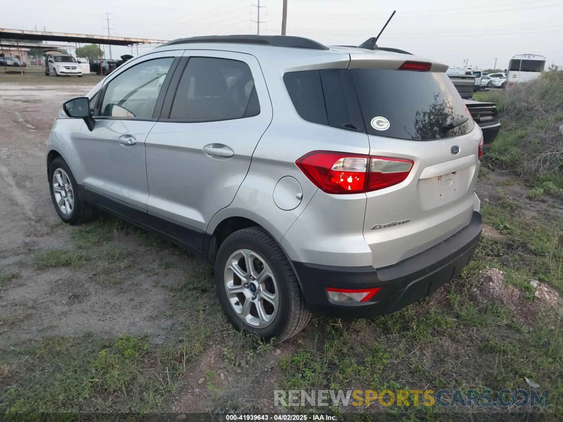 3 Photograph of a damaged car MAJ3S2GE6LC355686 FORD ECOSPORT 2020