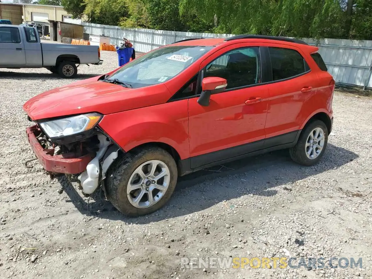 1 Photograph of a damaged car MAJ3S2GE7LC319148 FORD ECOSPORT 2020