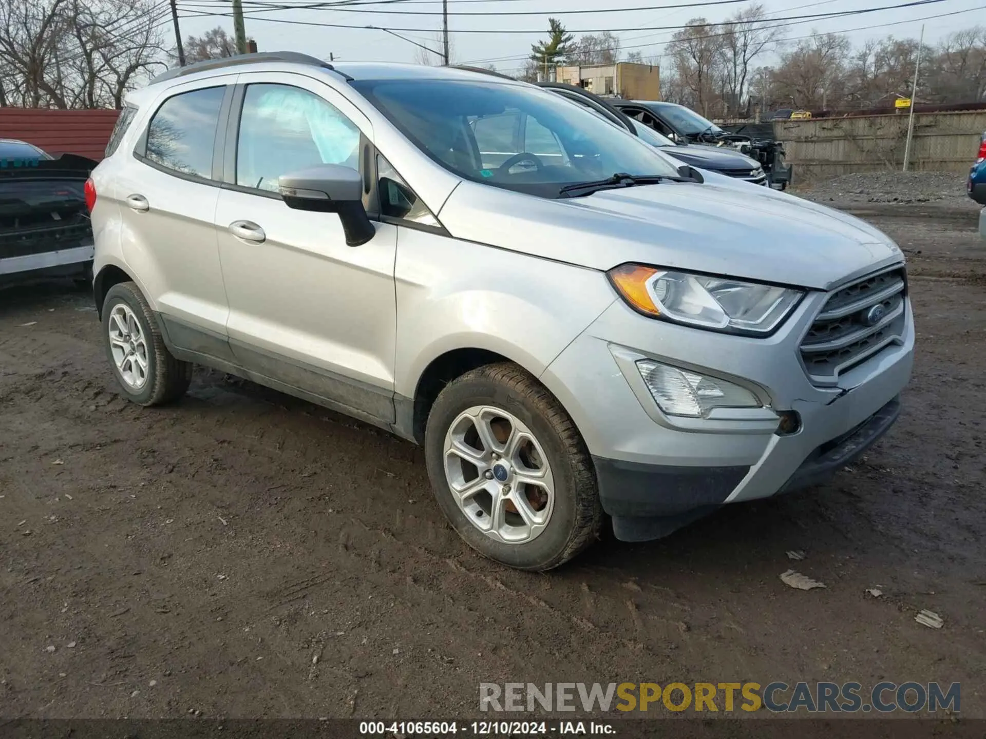 1 Photograph of a damaged car MAJ3S2GE7LC320770 FORD ECOSPORT 2020